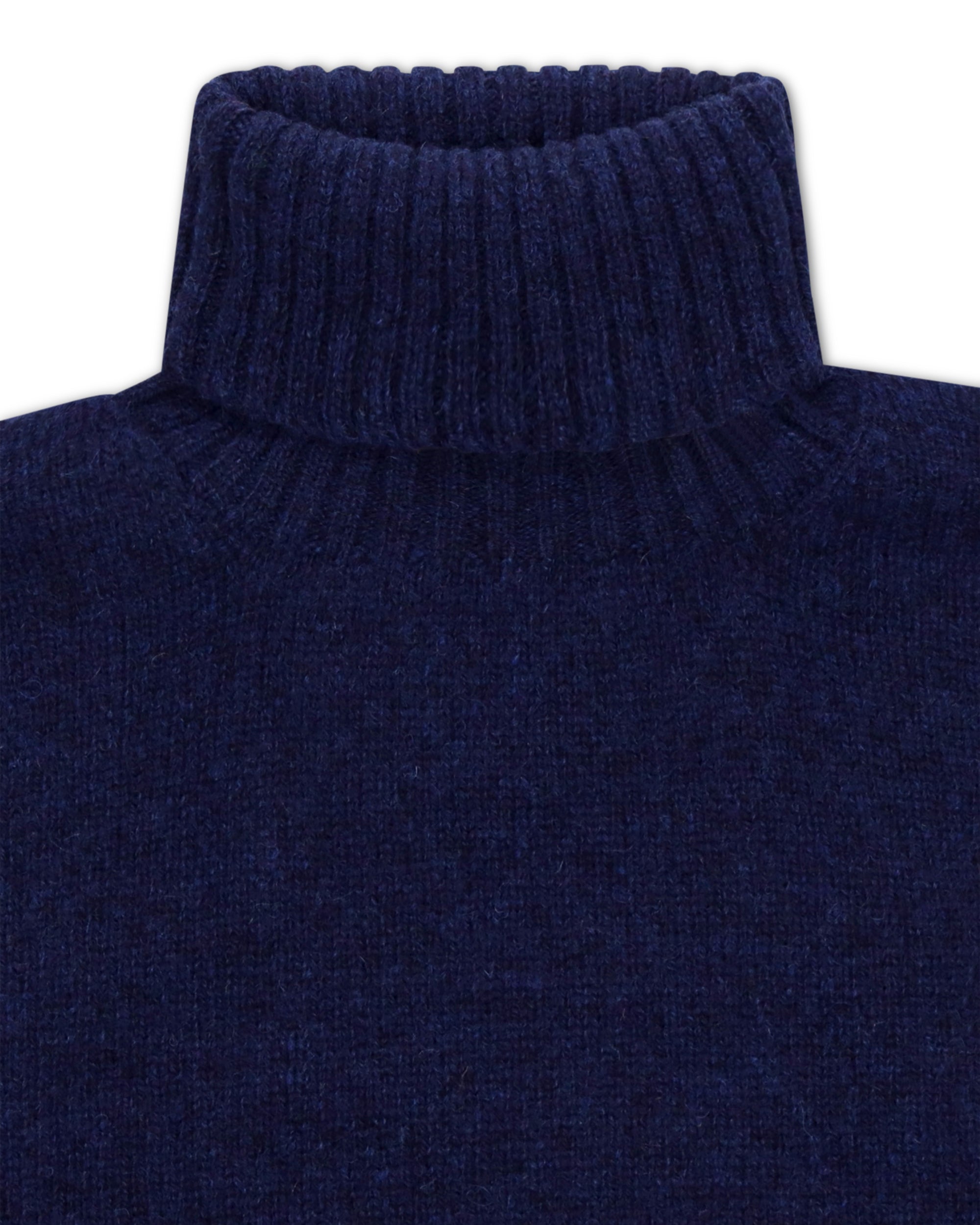 Shetlandturtleneck Wool Turtleneck Sweater