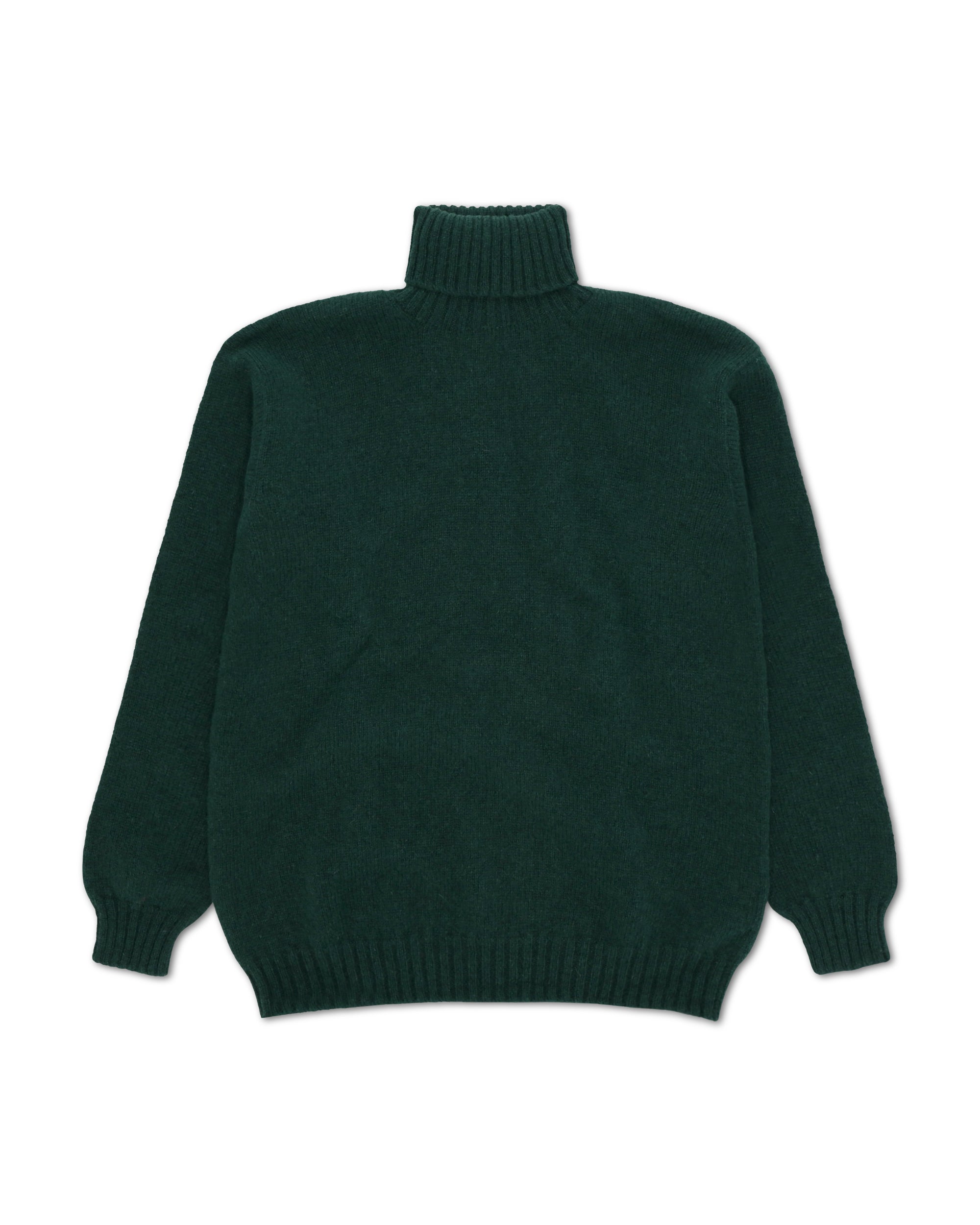 Shetlandturtleneck Wool Turtleneck Sweater
