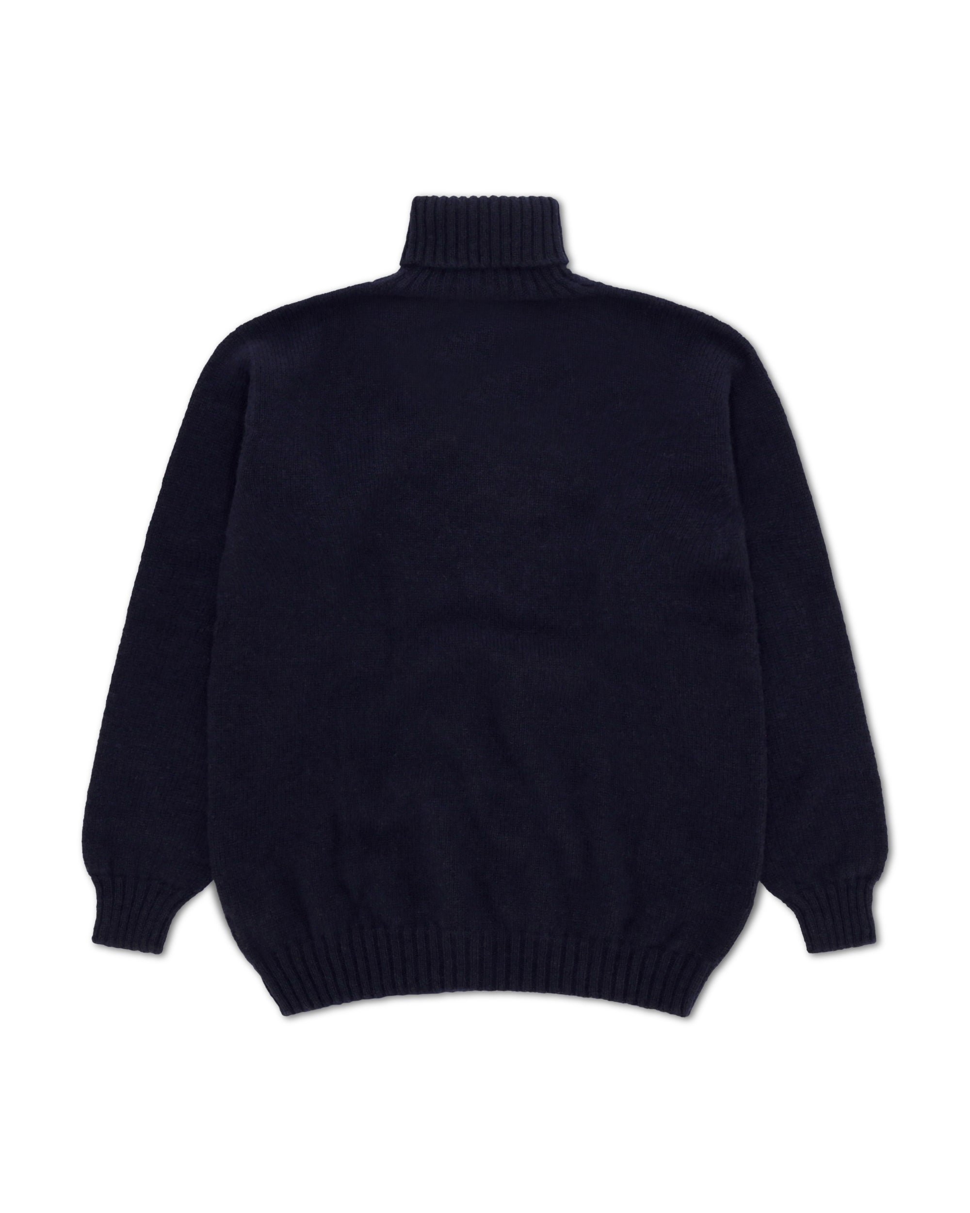 Shetlandturtleneck Wool Turtleneck Sweater