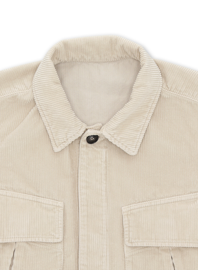 Short Overshirt In Velluto A Coste