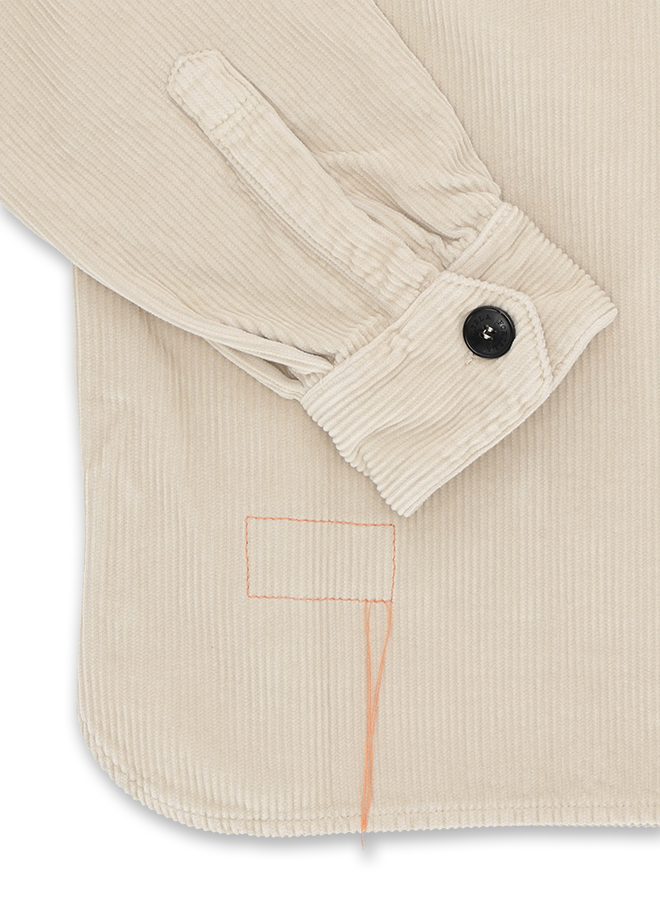Short Overshirt In Velluto A Coste