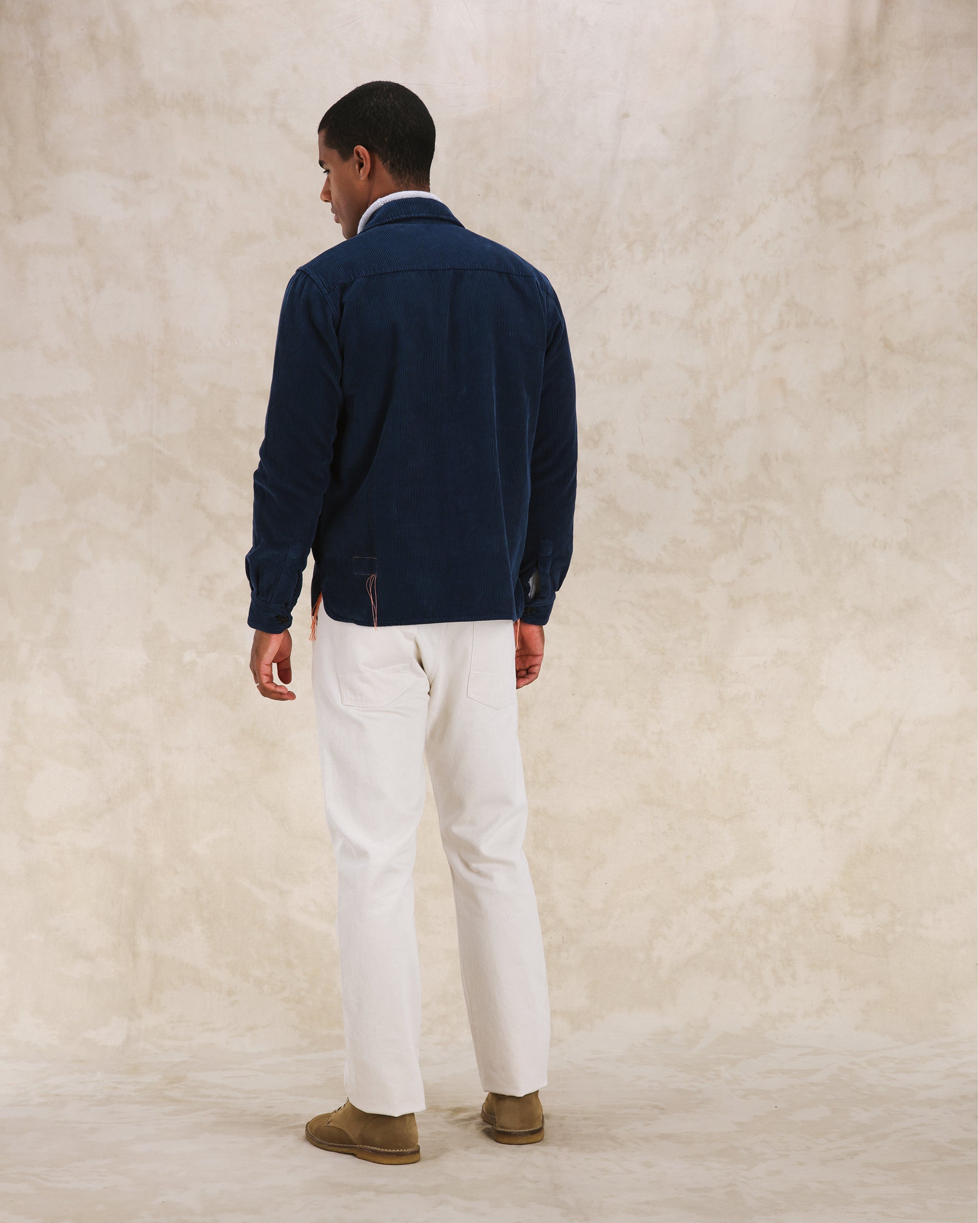 Short Overshirt In Velluto A Coste