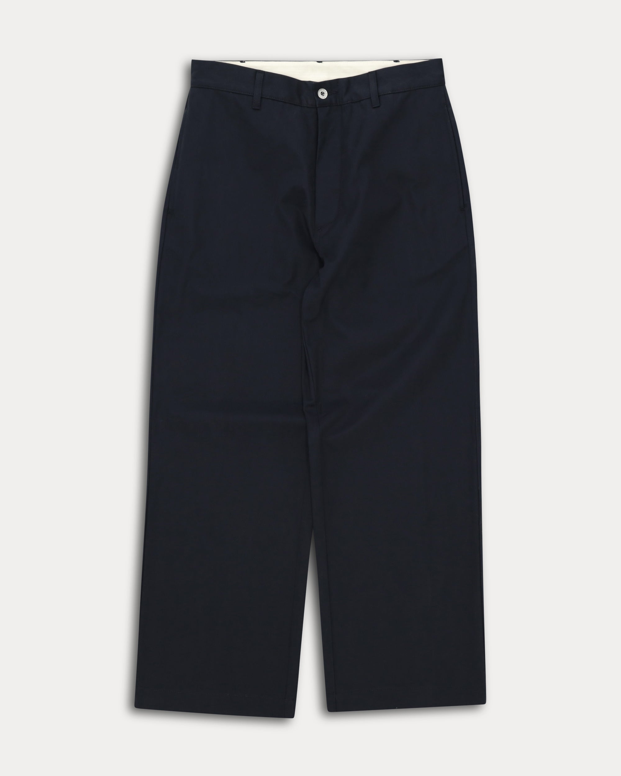 Silver Cotton Trousers
