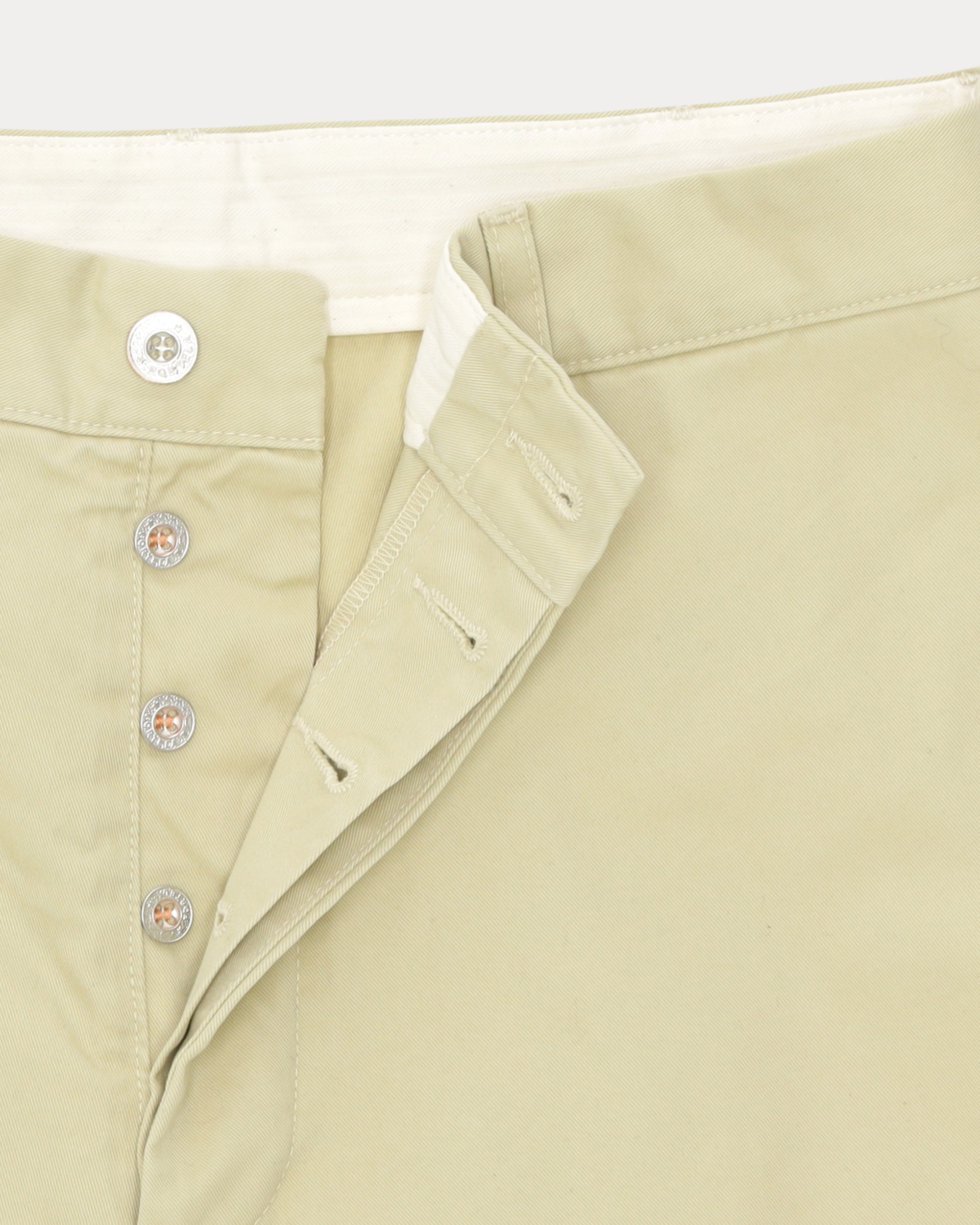 Silver Cotton Trousers