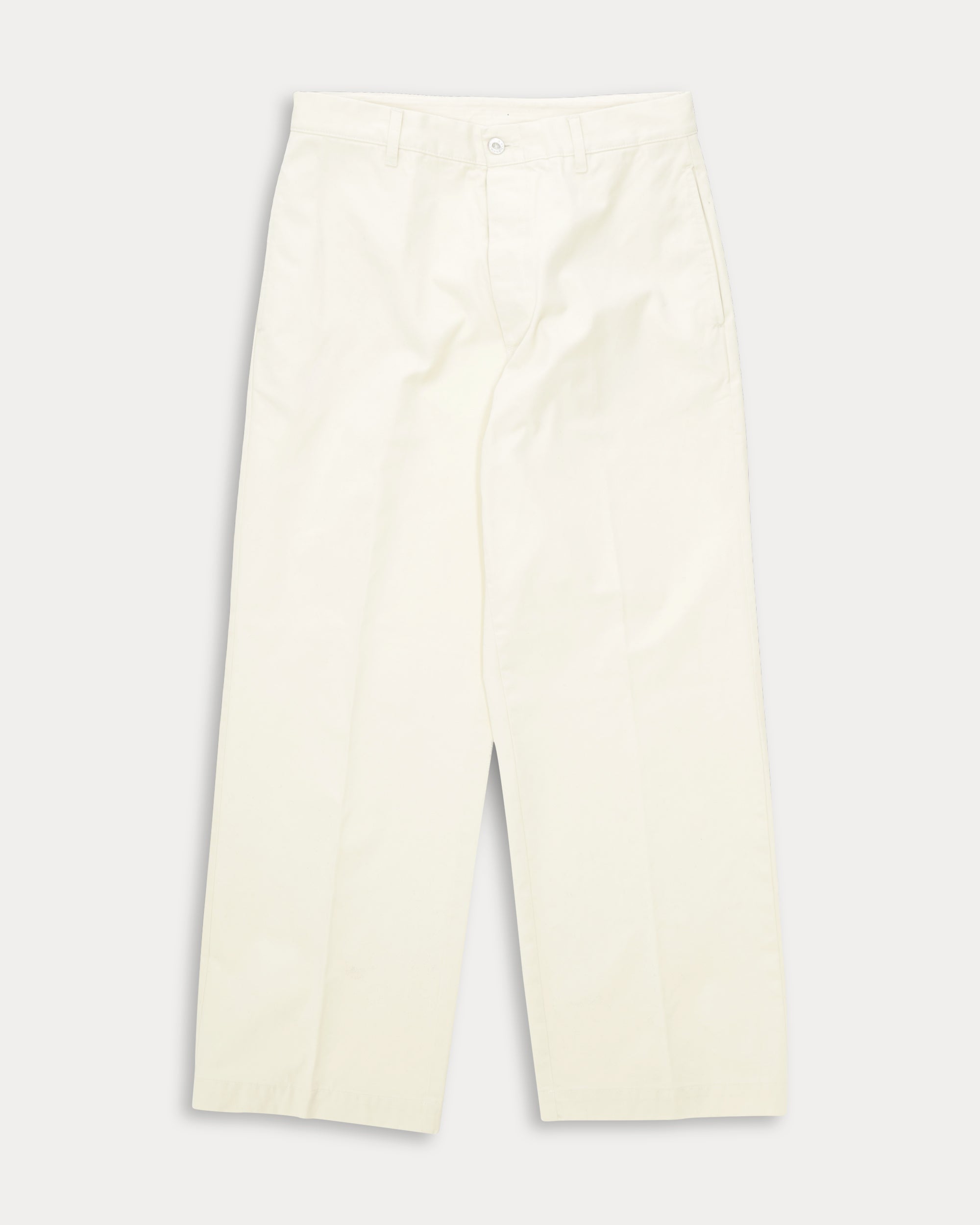 Silver Cotton Trousers