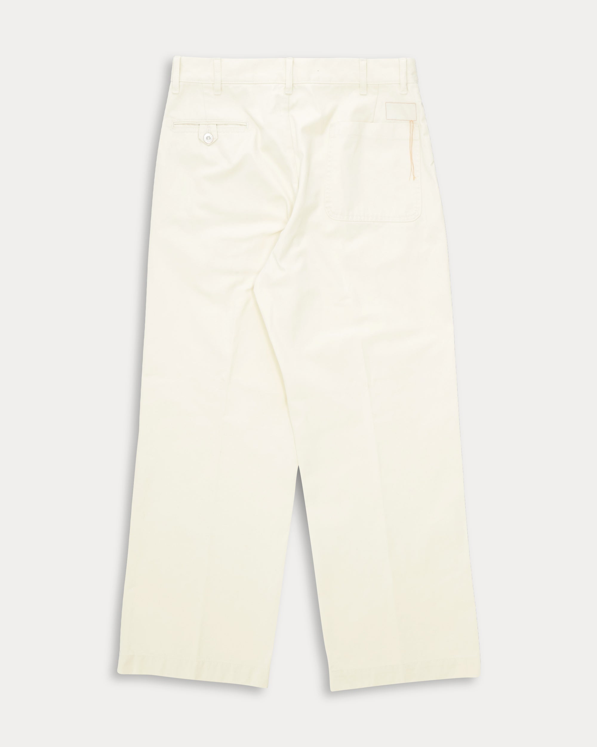 Silver Cotton Trousers