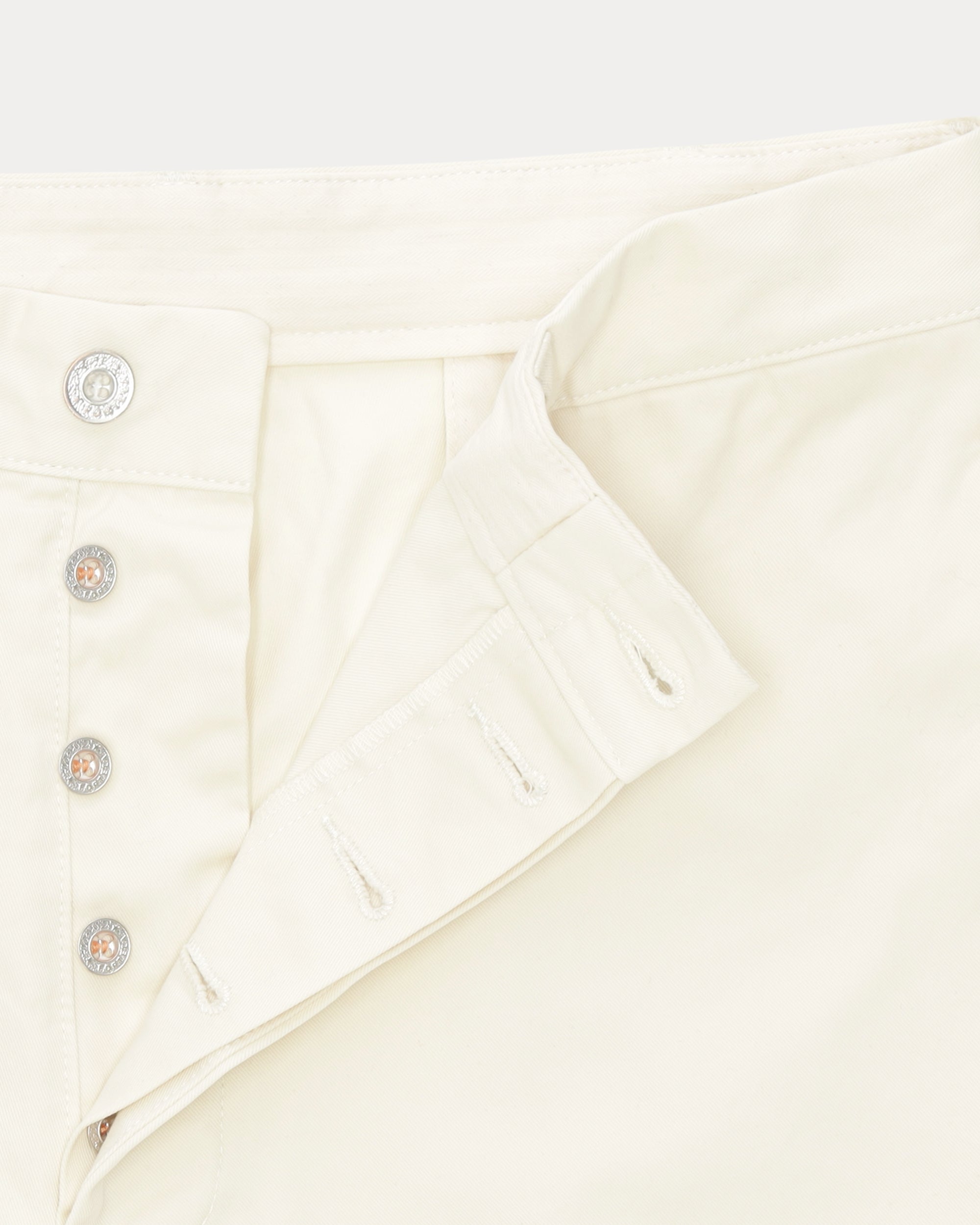 Silver Cotton Trousers