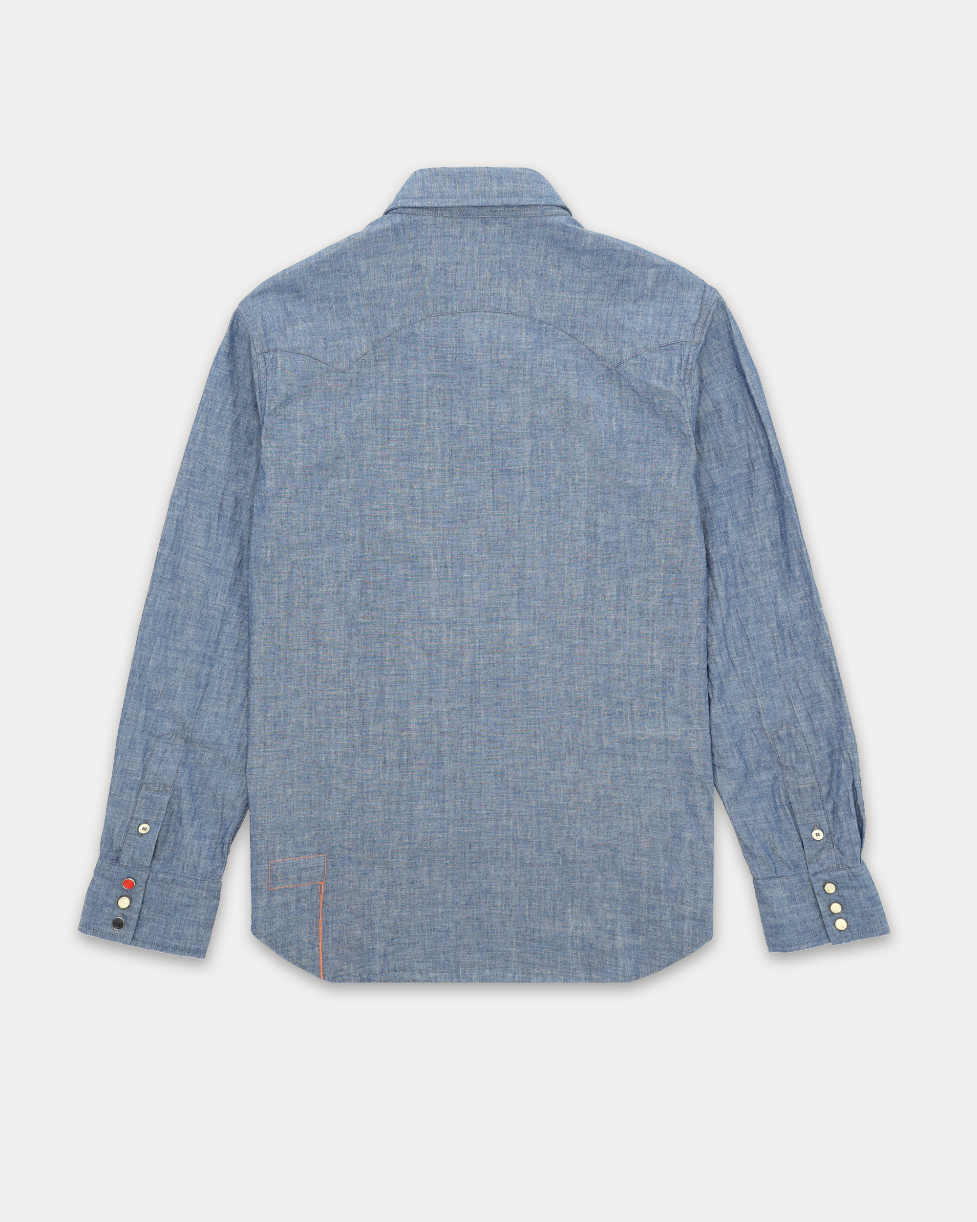Smith Camicia Texana In Chambray