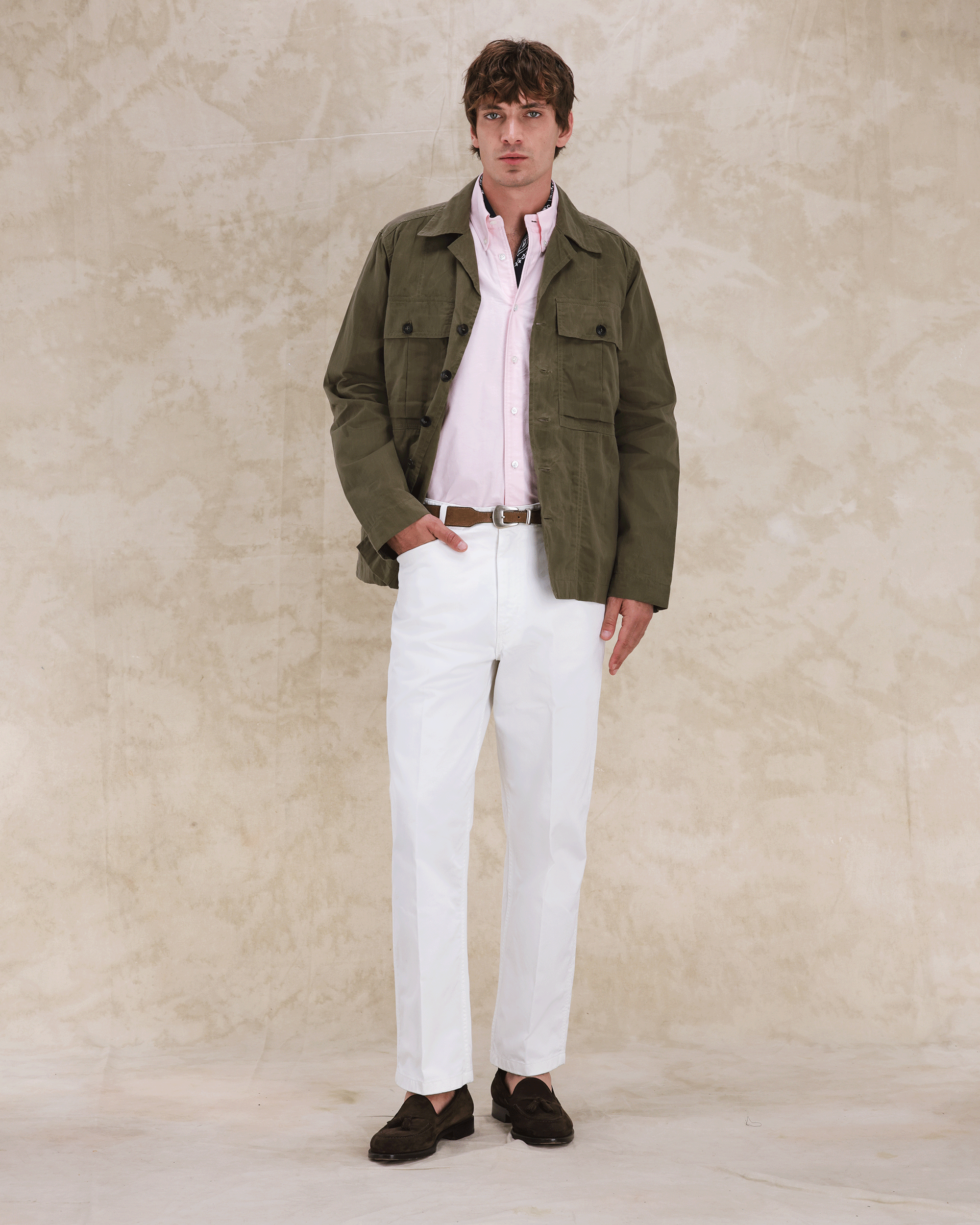 Solomon Overshirt In Cotone Cerato