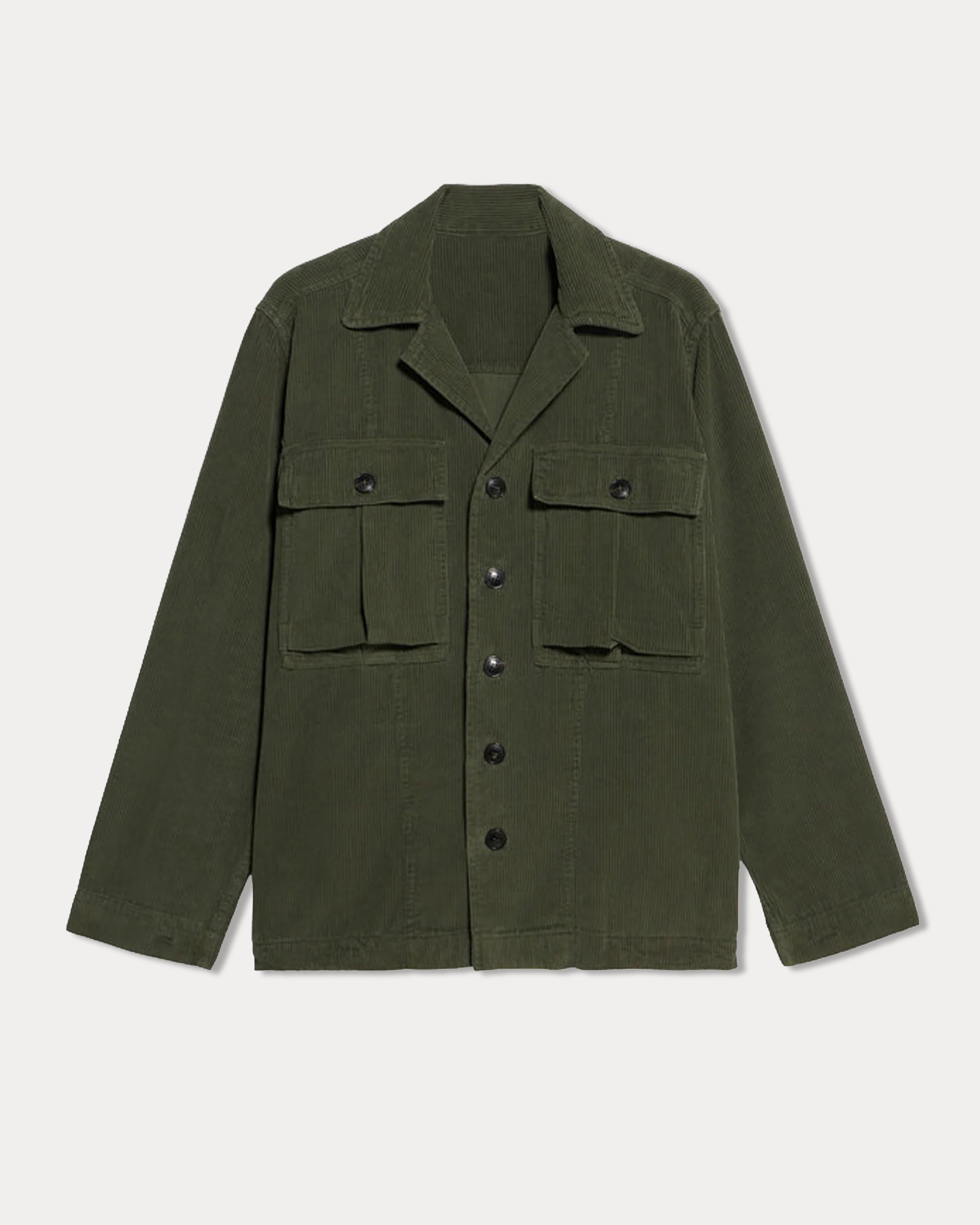 Solomon Overshirt In Velluto A Coste