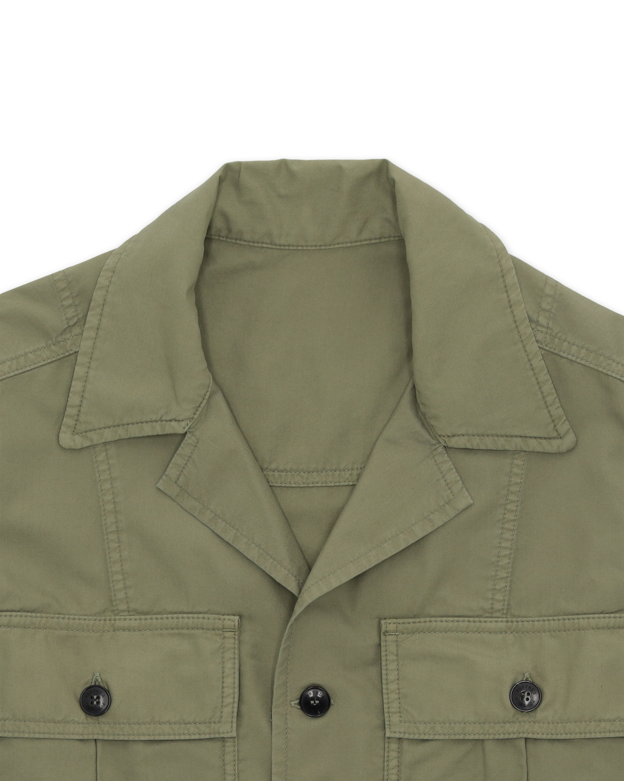 Solomon Overshirt In Twill Di Cotone