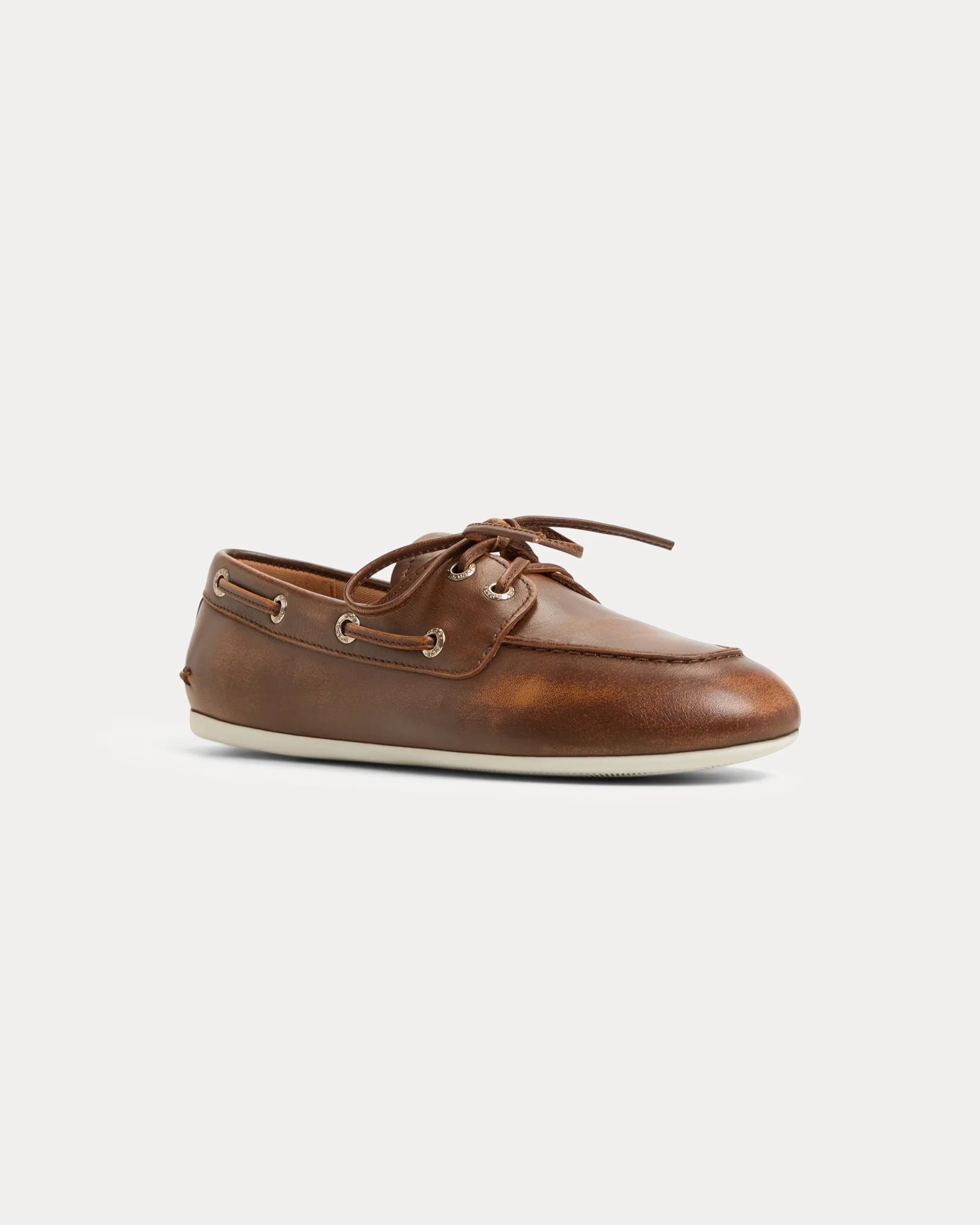 Sperry Slimboat Scarpa da Barca in Pelle "Distress"