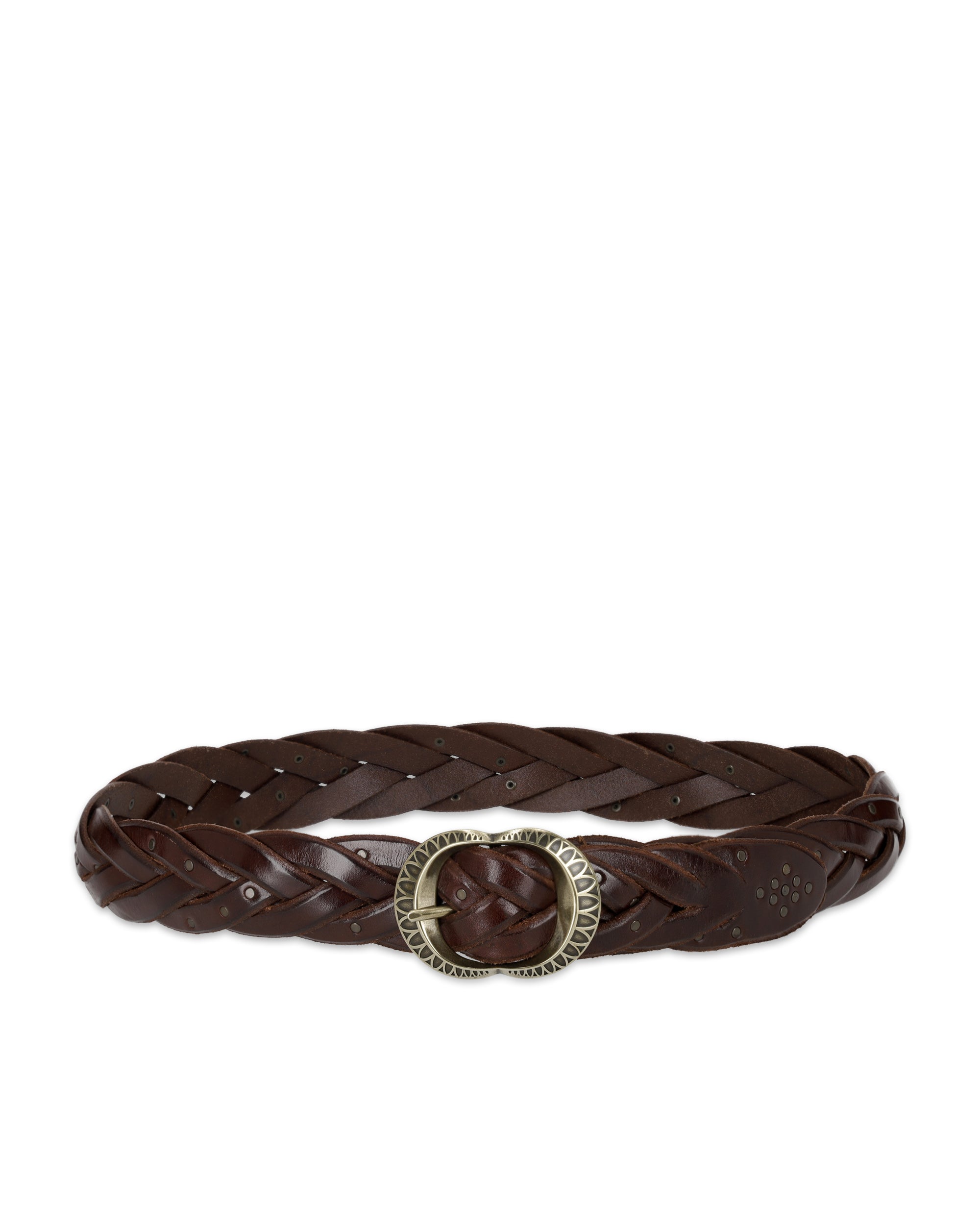 Summer Cintura intrecciata in Cuoio