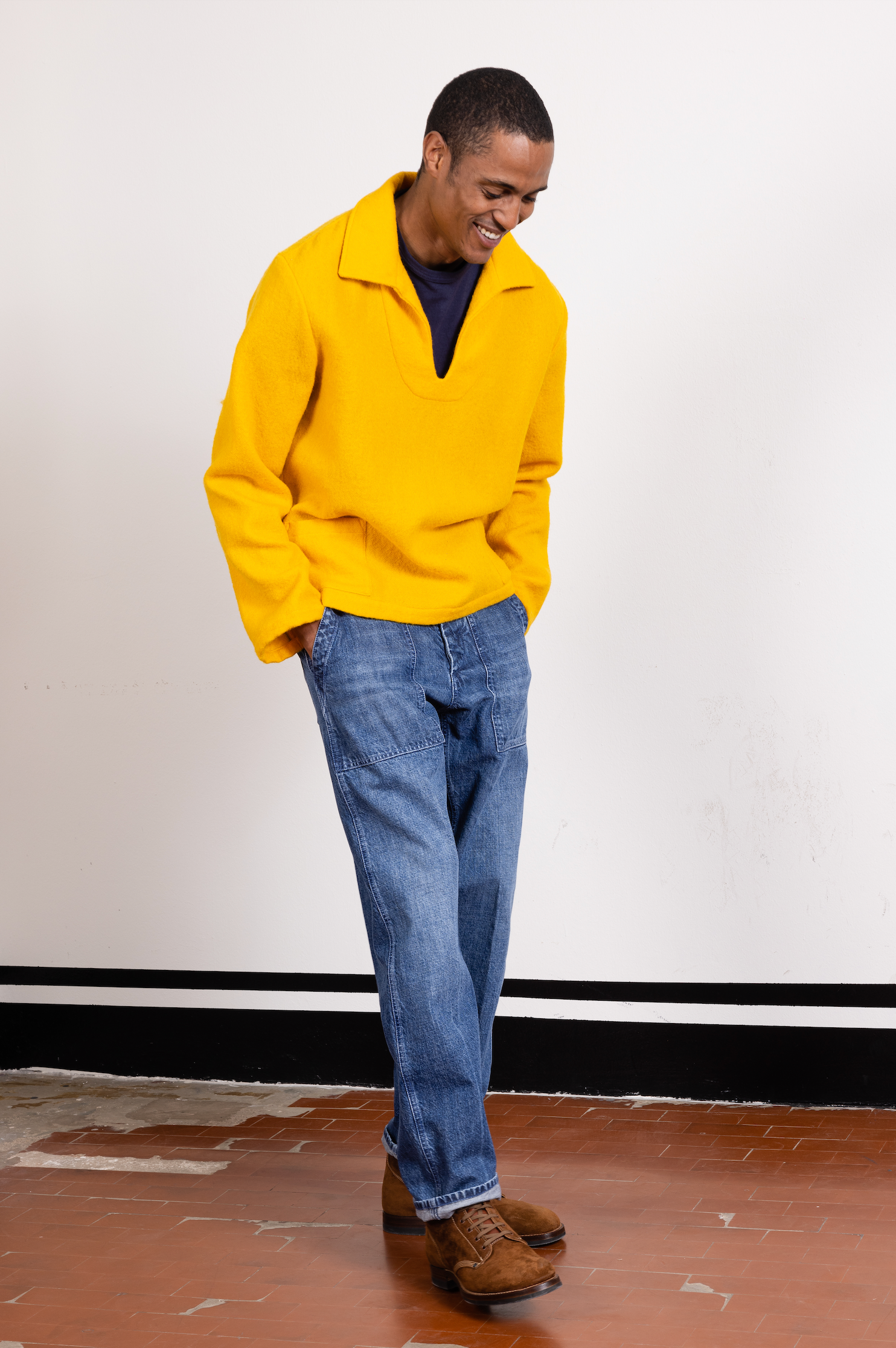 Newfatigue Pantaloni in Denim Custom Wash