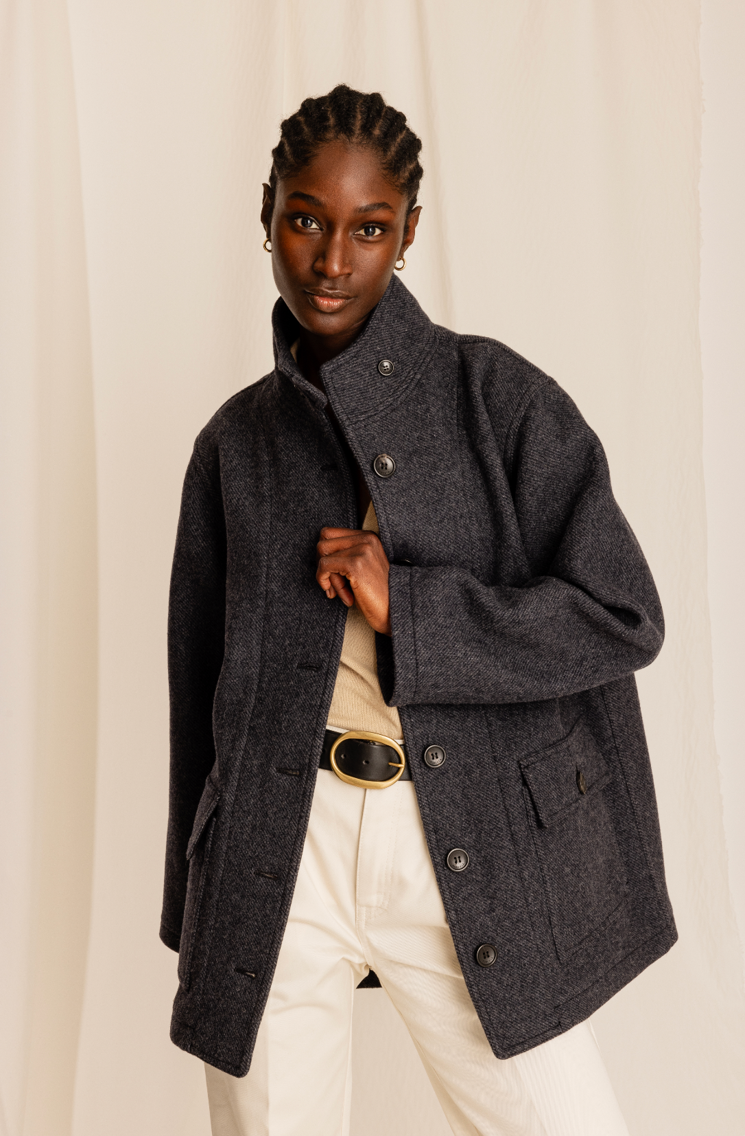 Fanta Giacca In Lana Pesante