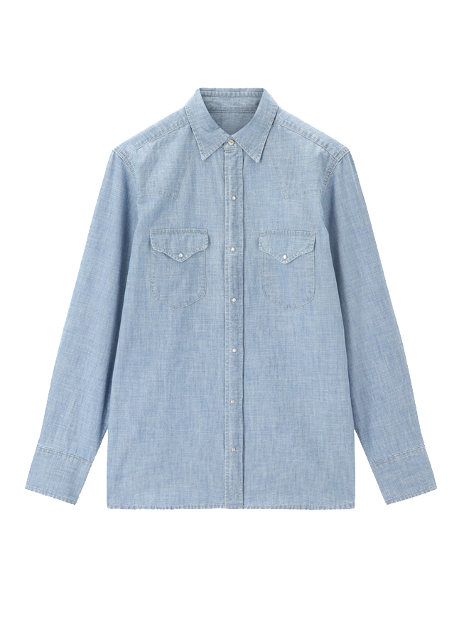 Kira Camicia In Chambray