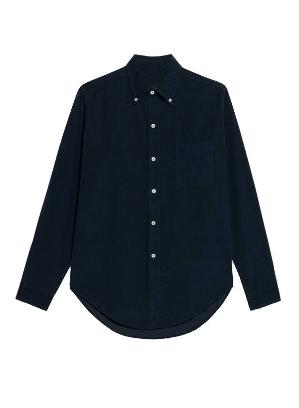 King Camicia In Velluto A Coste