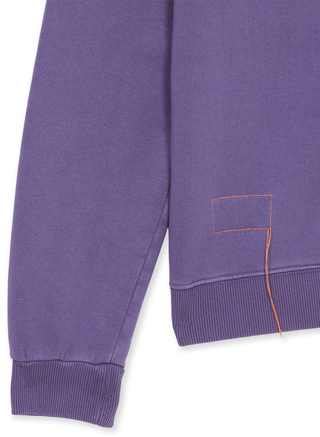 Yale Felpa In Cotone Felpato Con Colletto E Zip