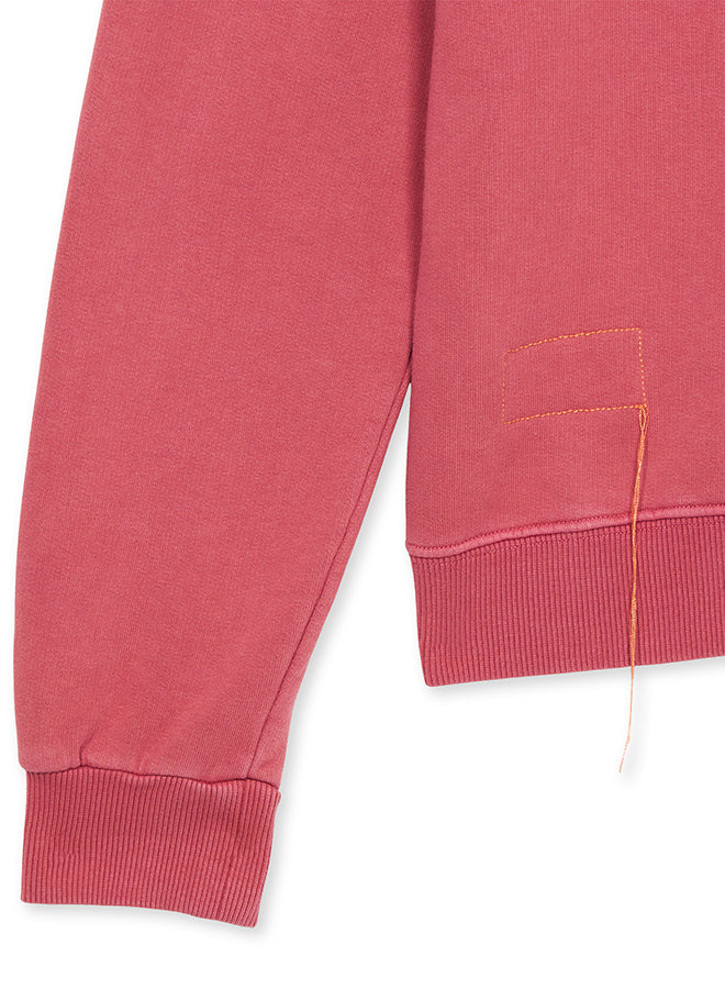 Yale Felpa In Cotone Felpato Con Colletto E Zip