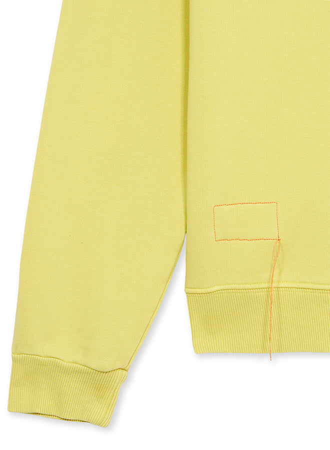 Yale Felpa In Cotone Felpato Con Colletto E Zip