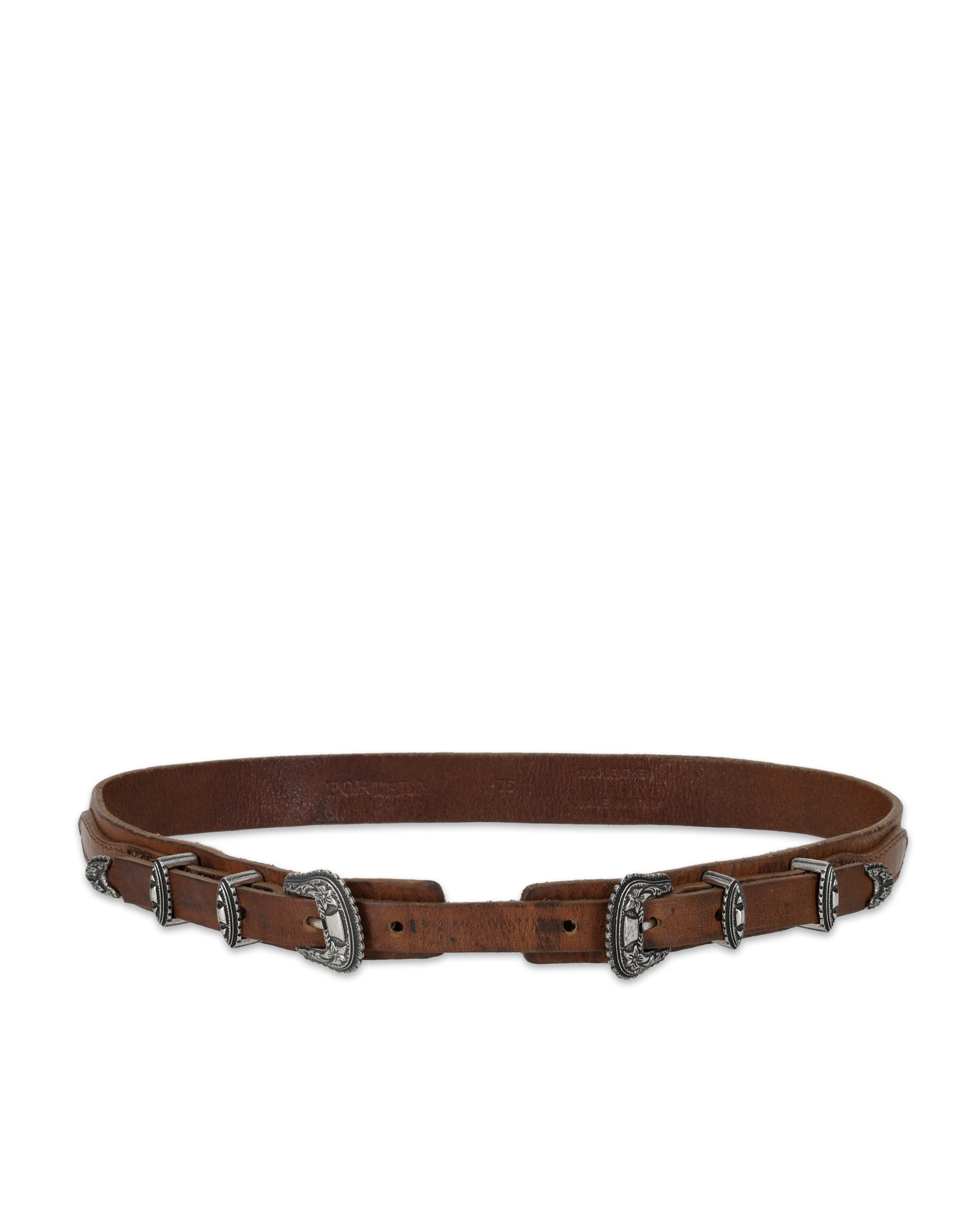 Tasia Cintura in Pelle Doppia Fibbia