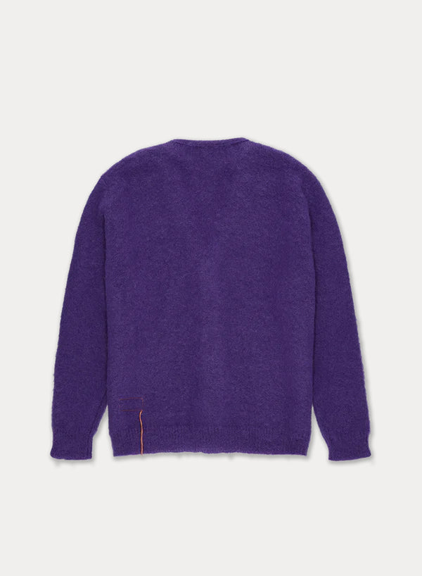Teddy Cardigan With Pockets Patch