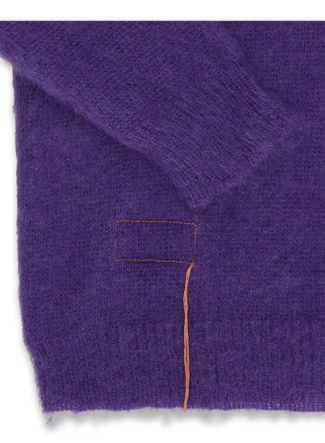 Teddy Cardigan With Pockets Patch