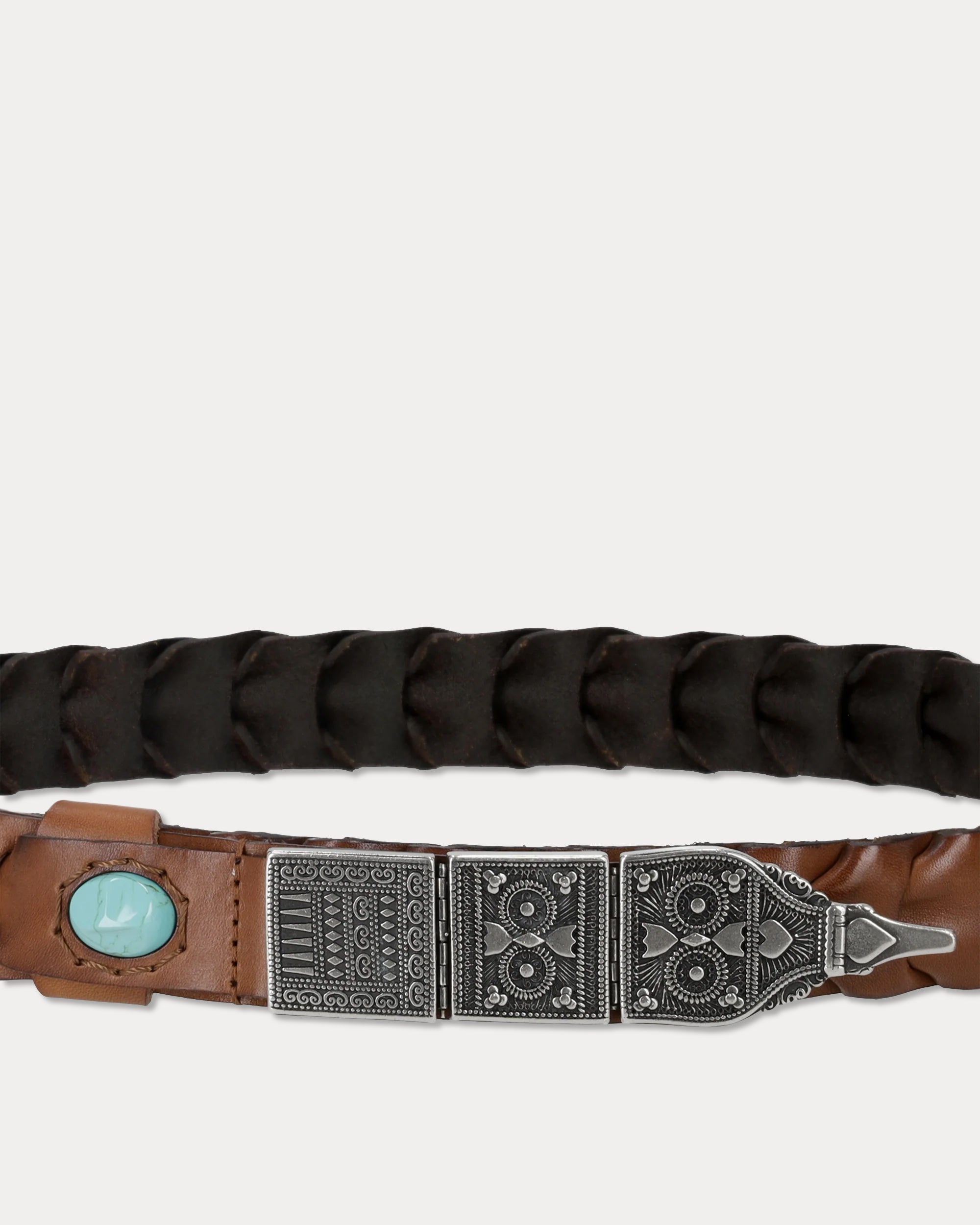 Tess Woven Leather Belt