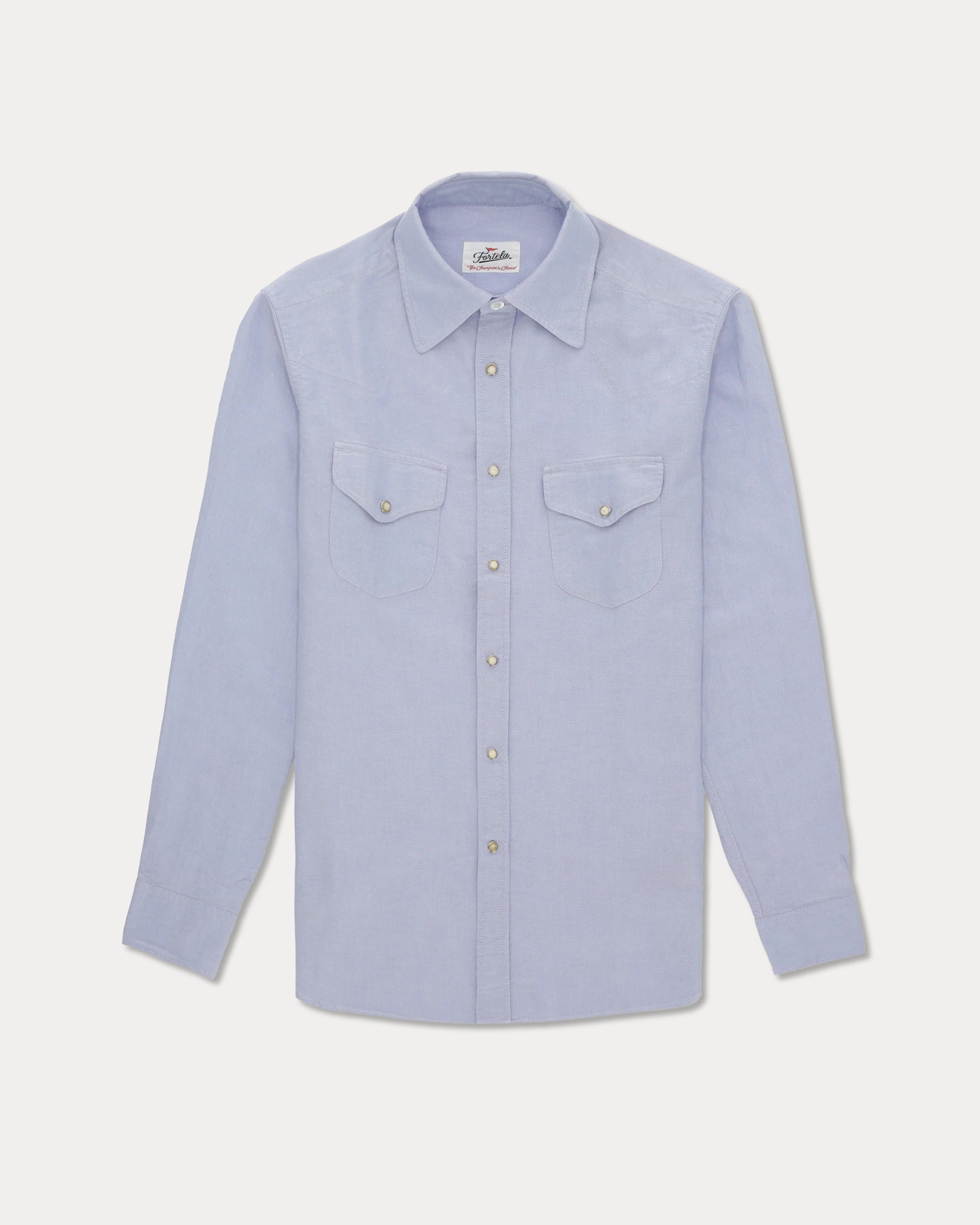 Tex Texan Shirt in Oxford Cotton
