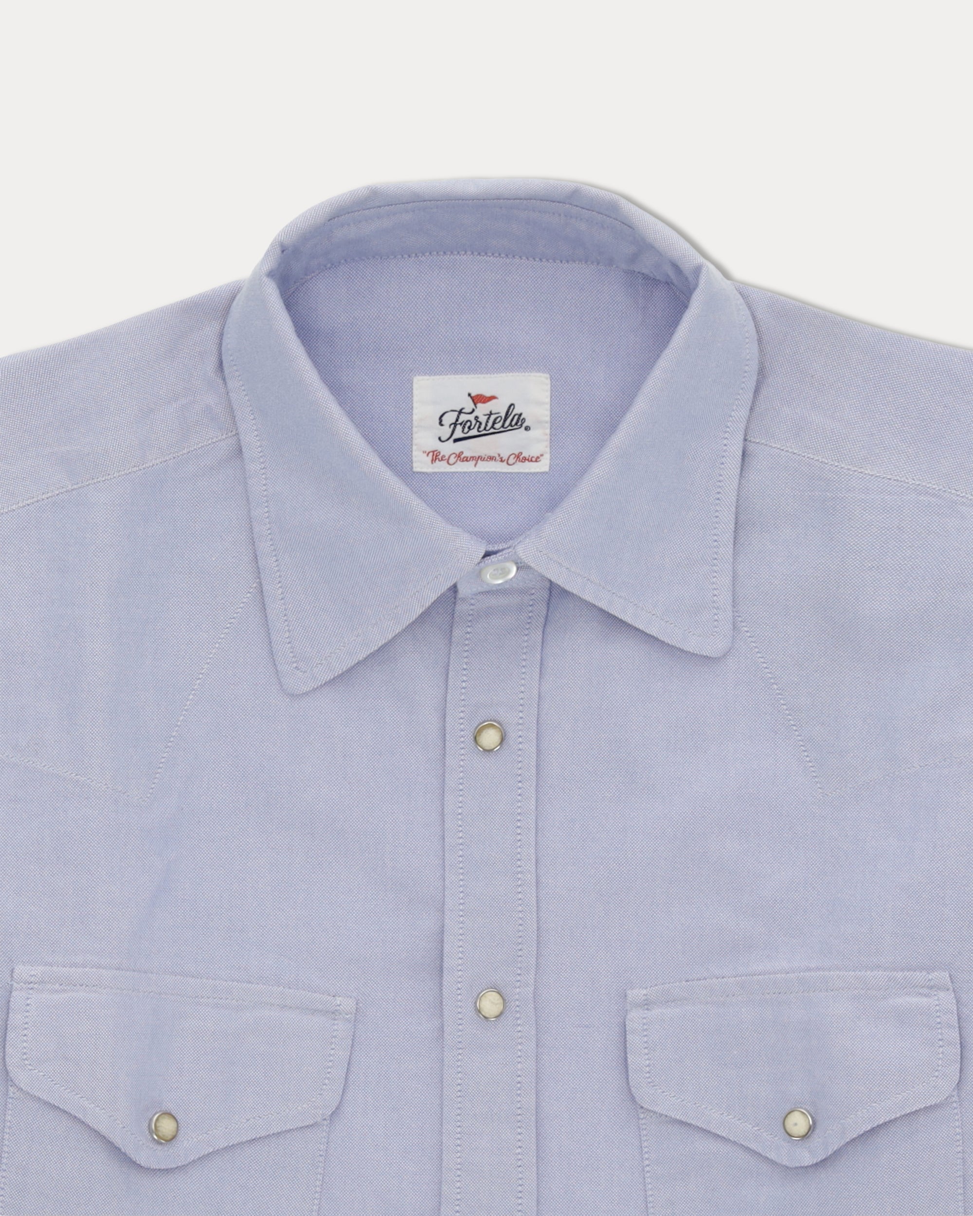 Tex Texan Shirt in Oxford Cotton