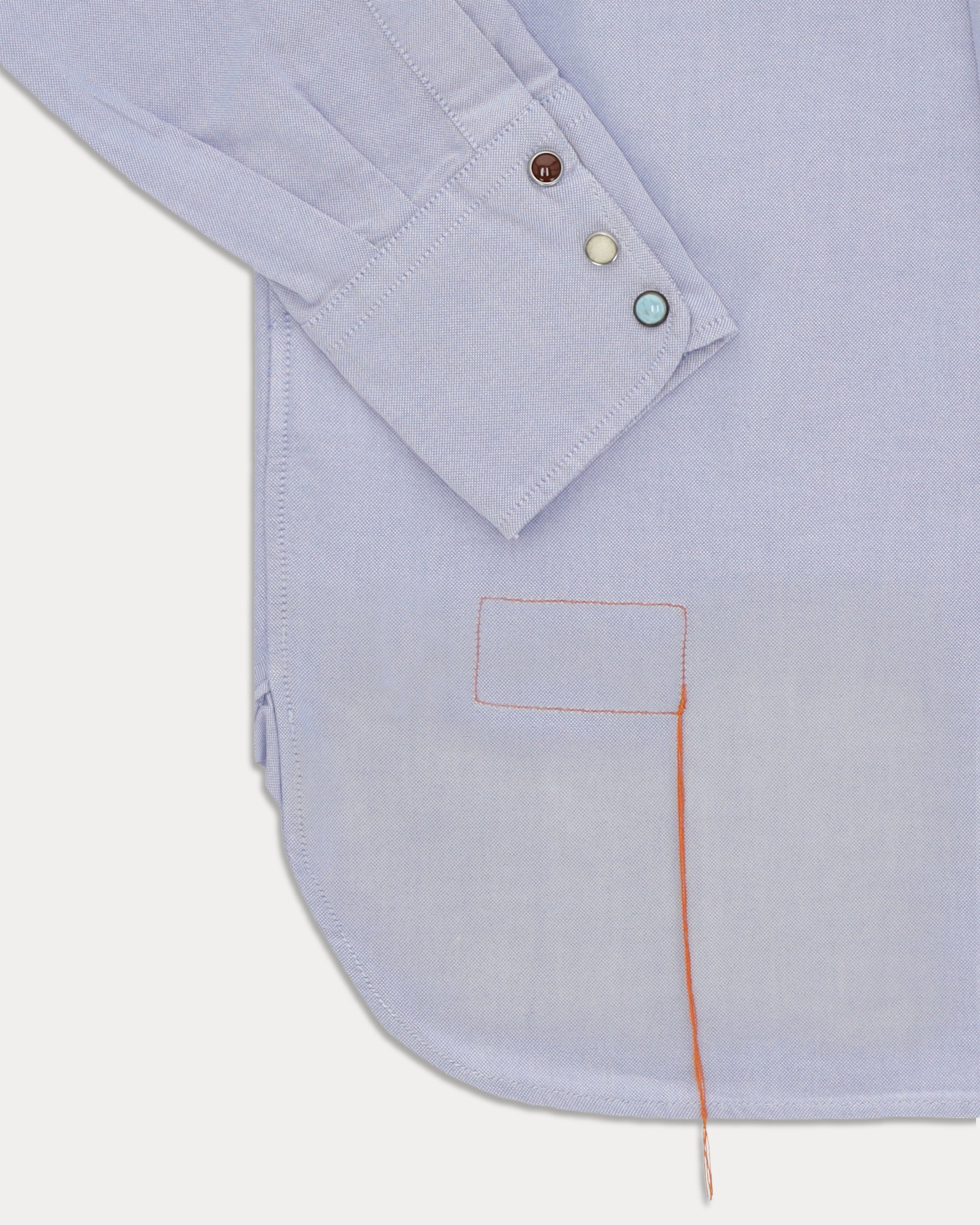 Tex Texan Shirt in Oxford Cotton