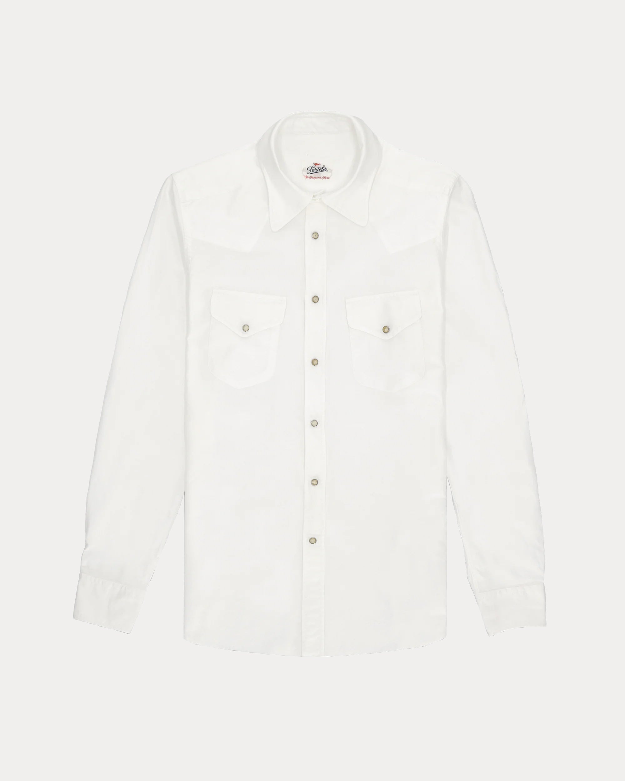 Tex Camicia Texana in Cotone Oxford