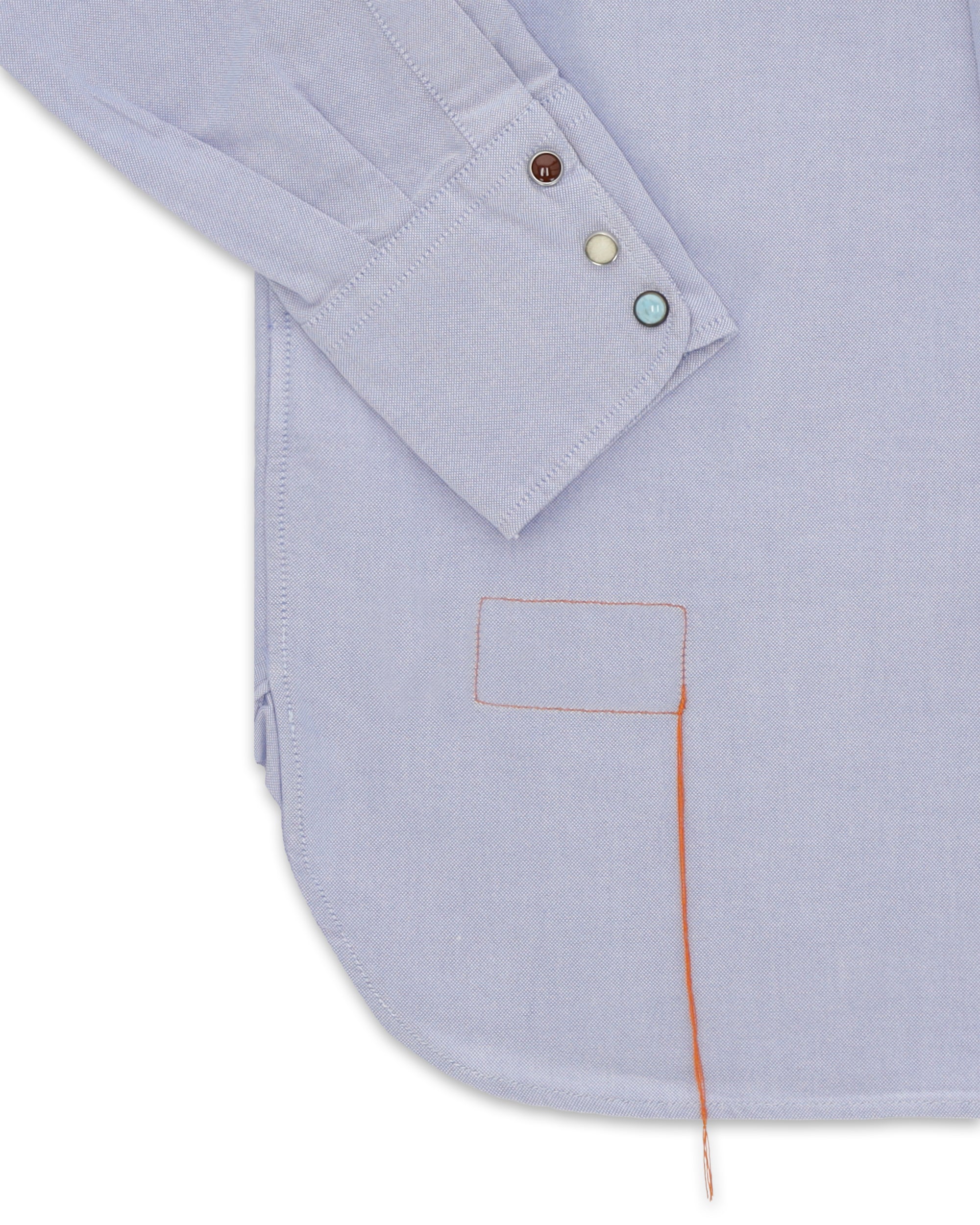 Tex Camicia Texana in Cotone Oxford