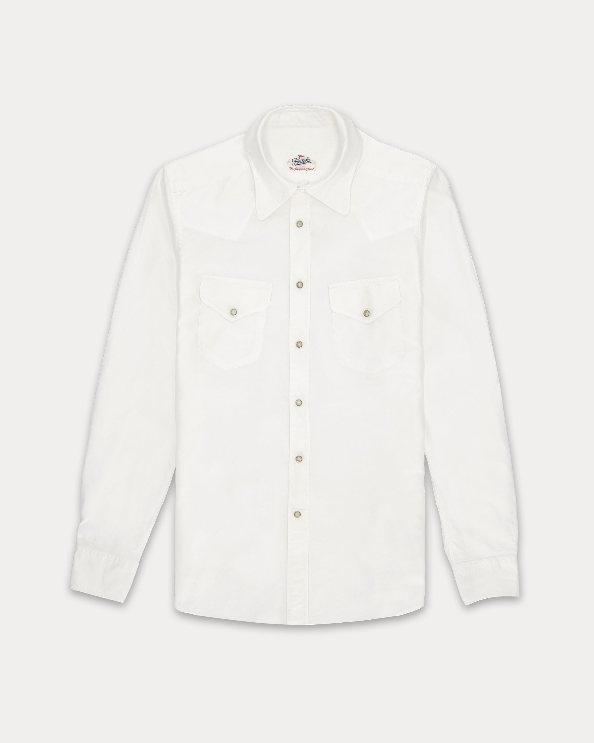 Tex Camicia Texana in Cotone Oxford