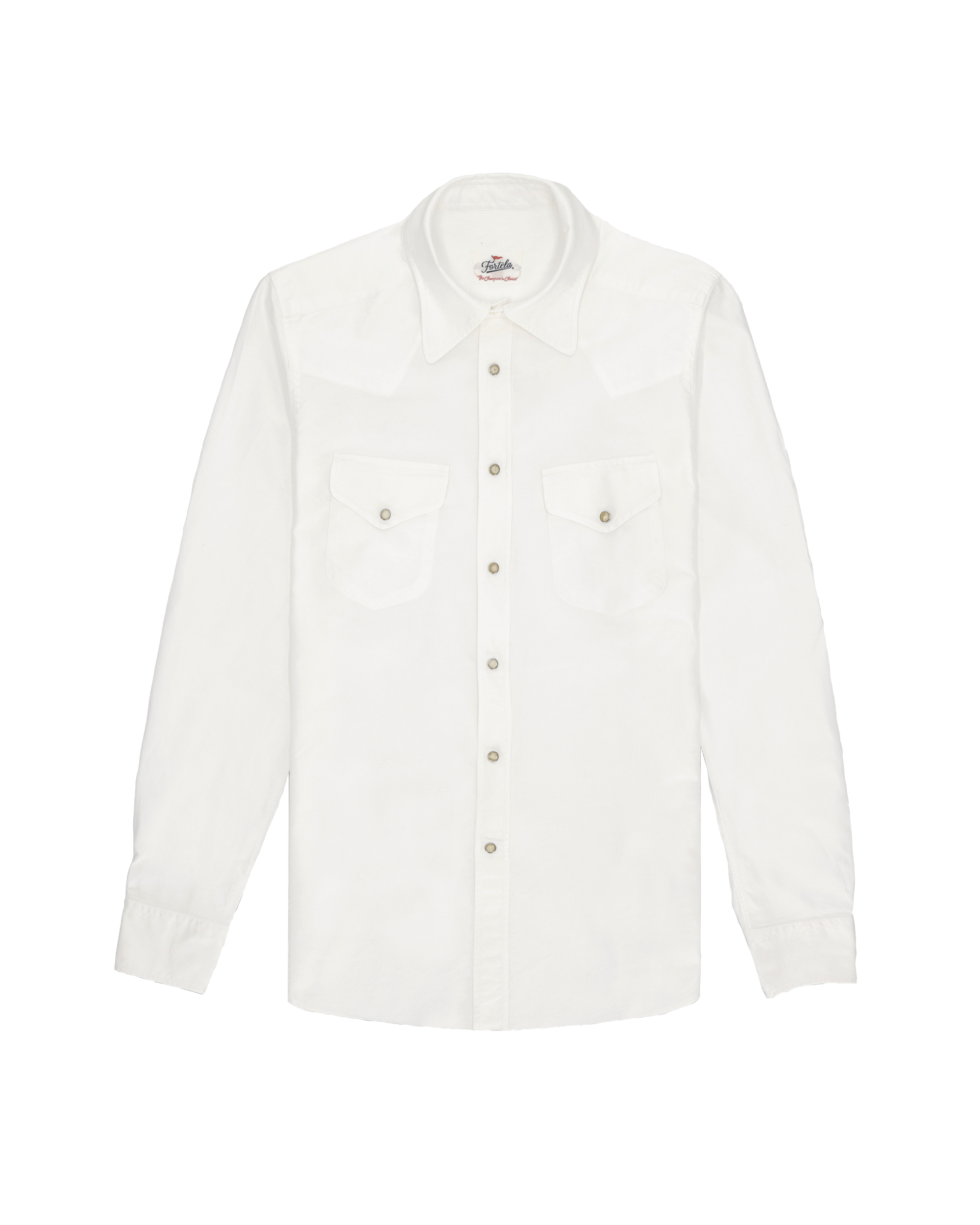 Tex Camicia Texana in Cotone Oxford