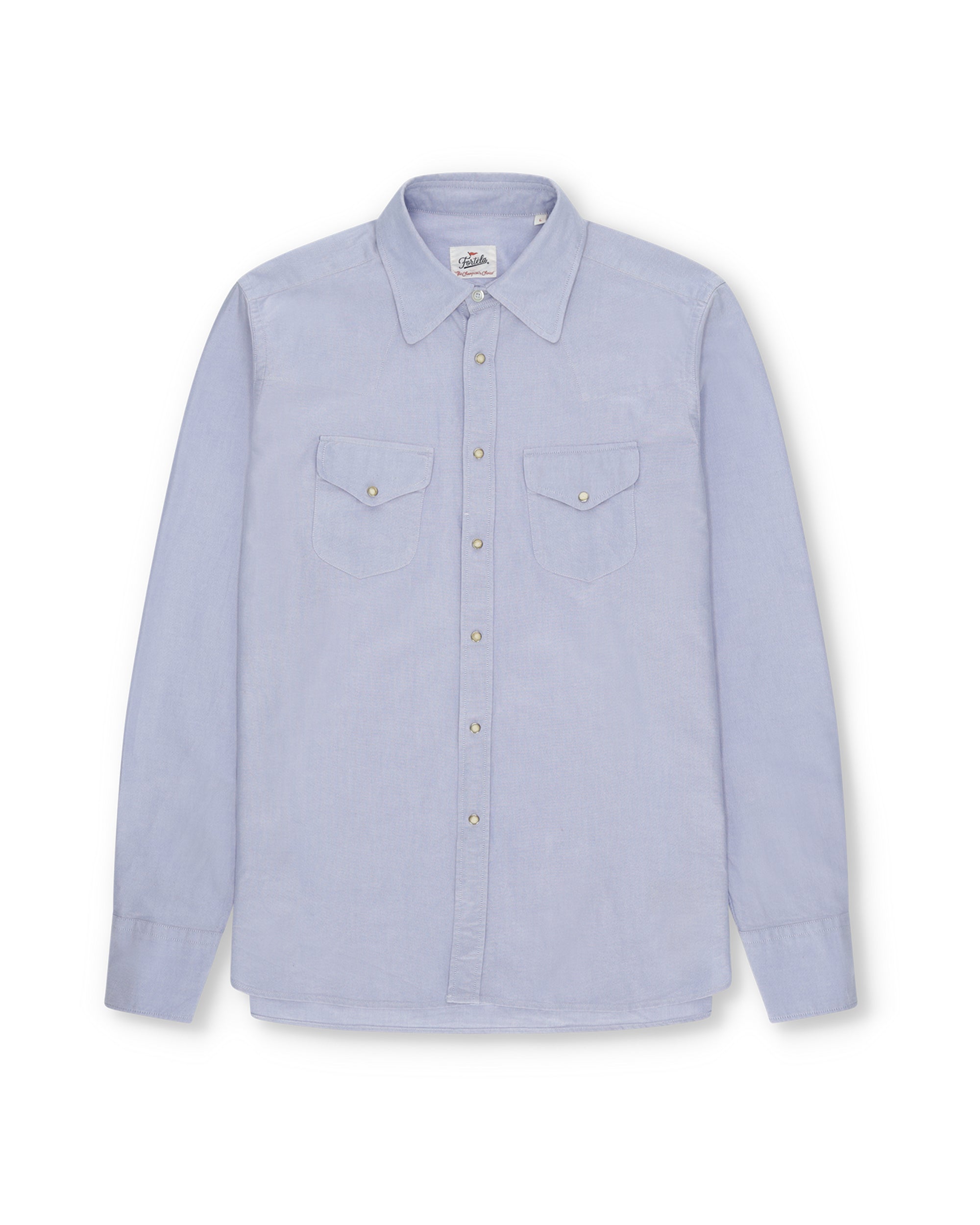 Tex Camicia Texana in Cotone Oxford