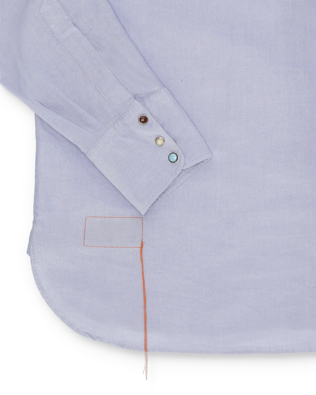 Tex Camicia Texana in Cotone Oxford