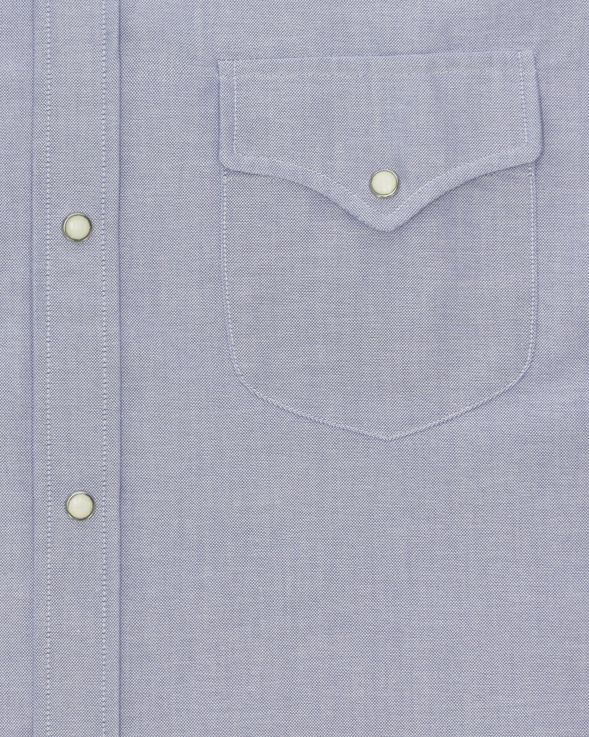 Tex Camicia Texana in Cotone Oxford
