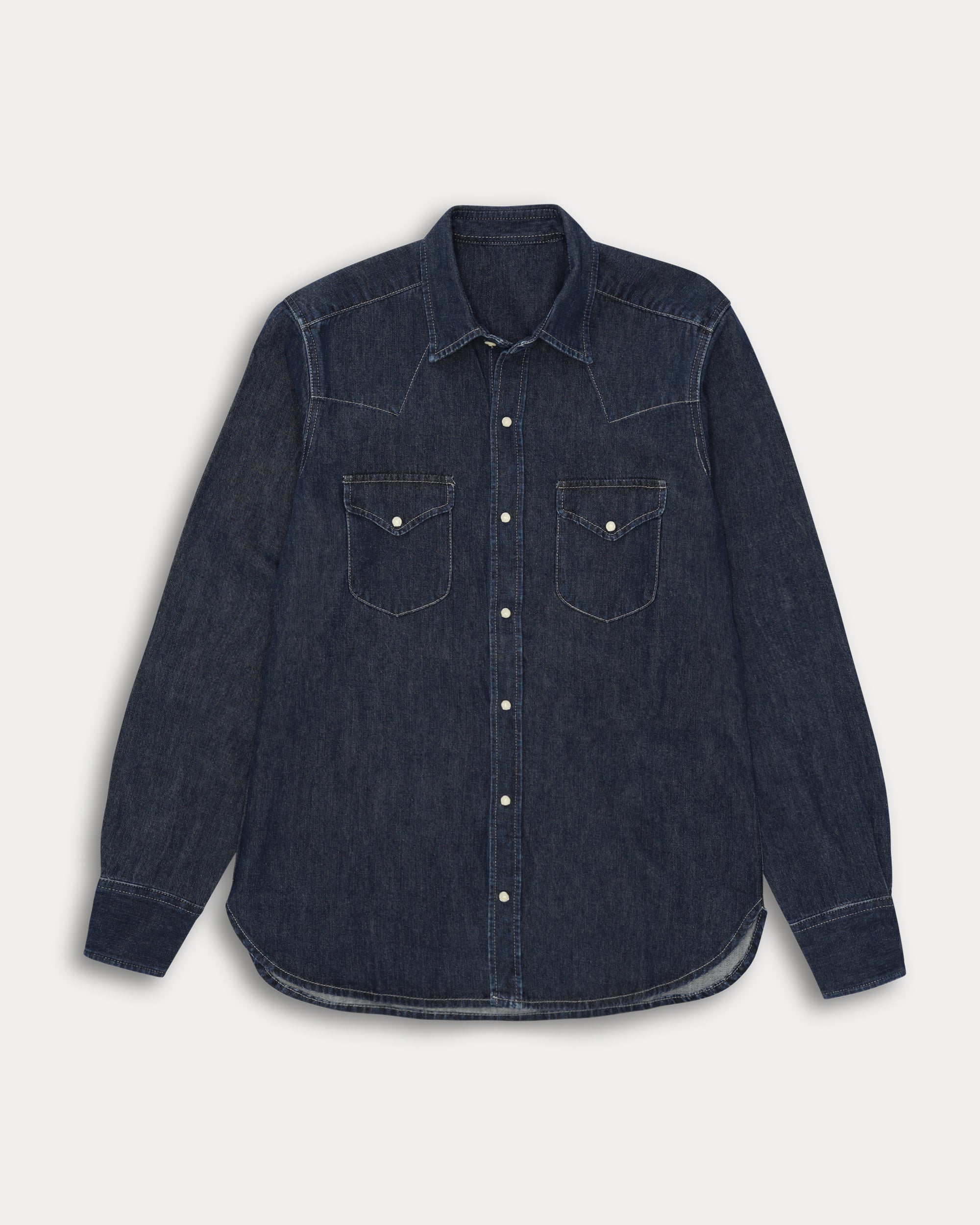 Texj Western Shirt Indigo Rinse