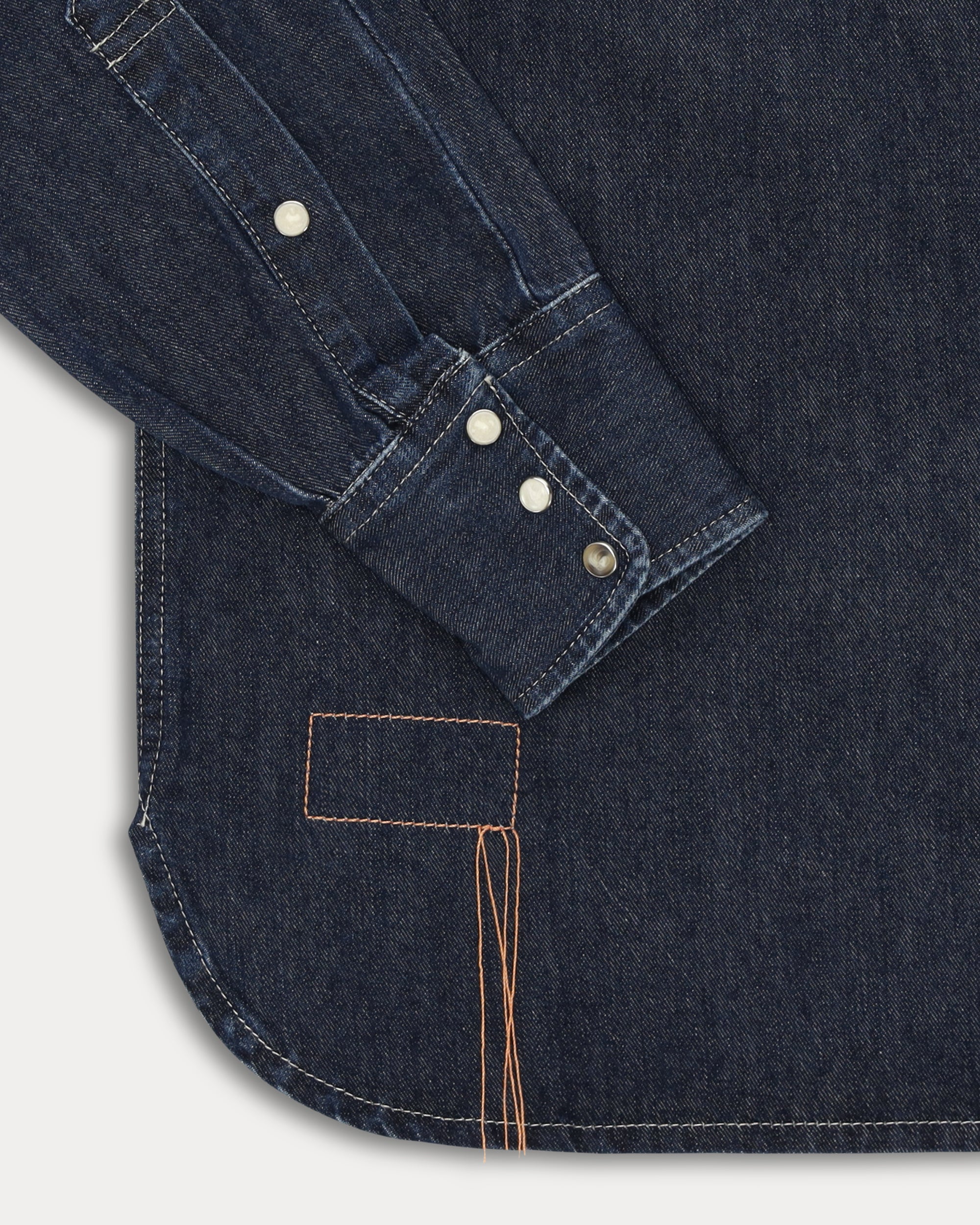 Texj Western Shirt Indigo Rinse