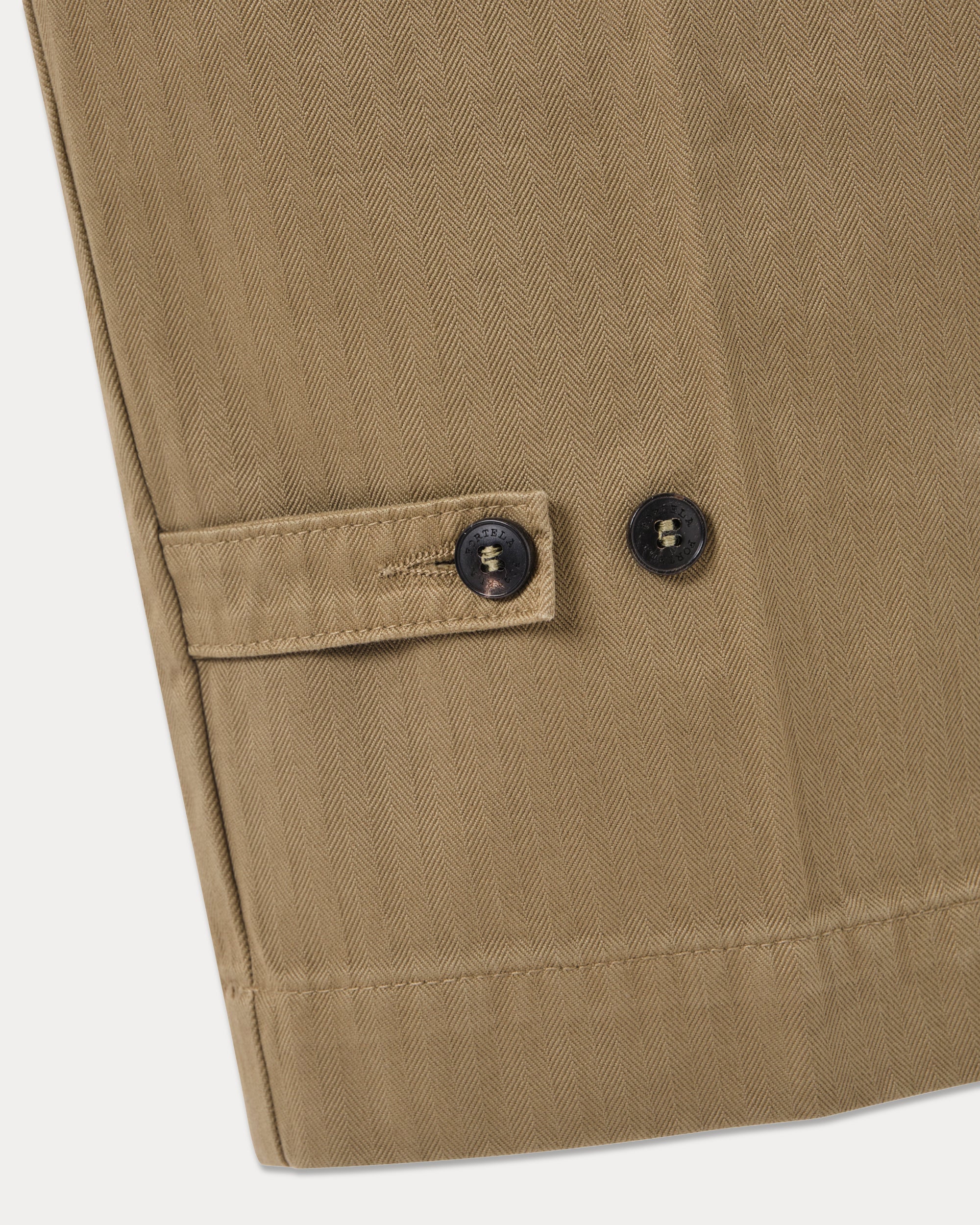 Thomas Pantaloni Chino in Herringbone