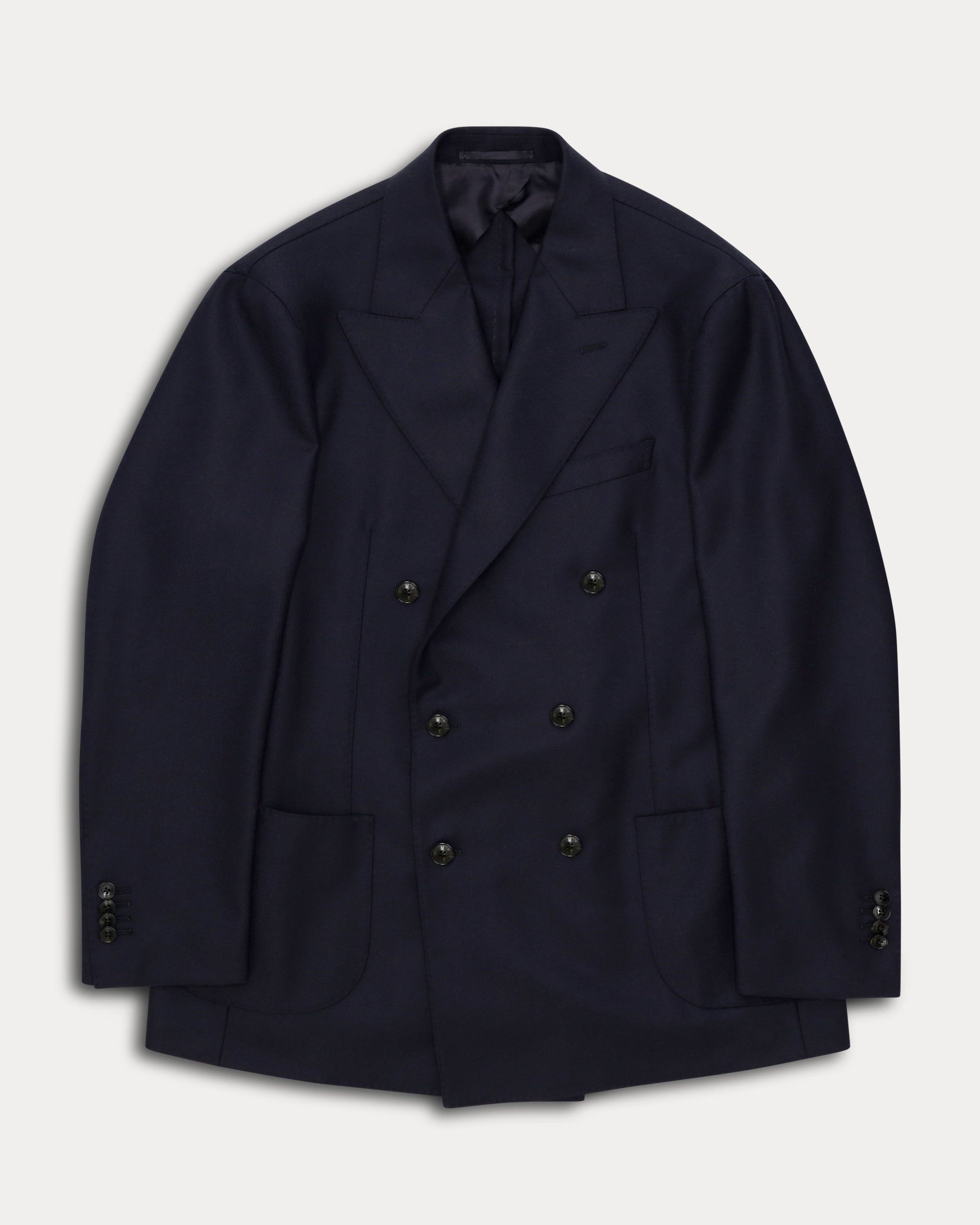 Totò Double-Breasted Flannel Suit