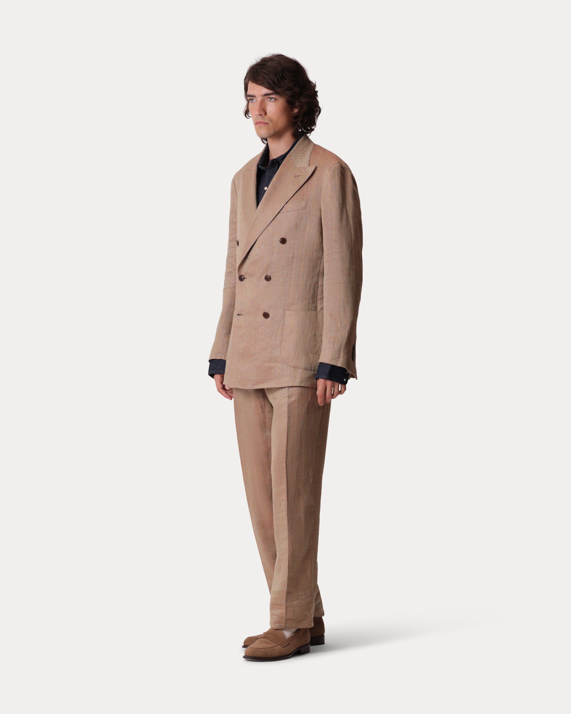 Totò Abito Sartoriale in Lino "Solaro"