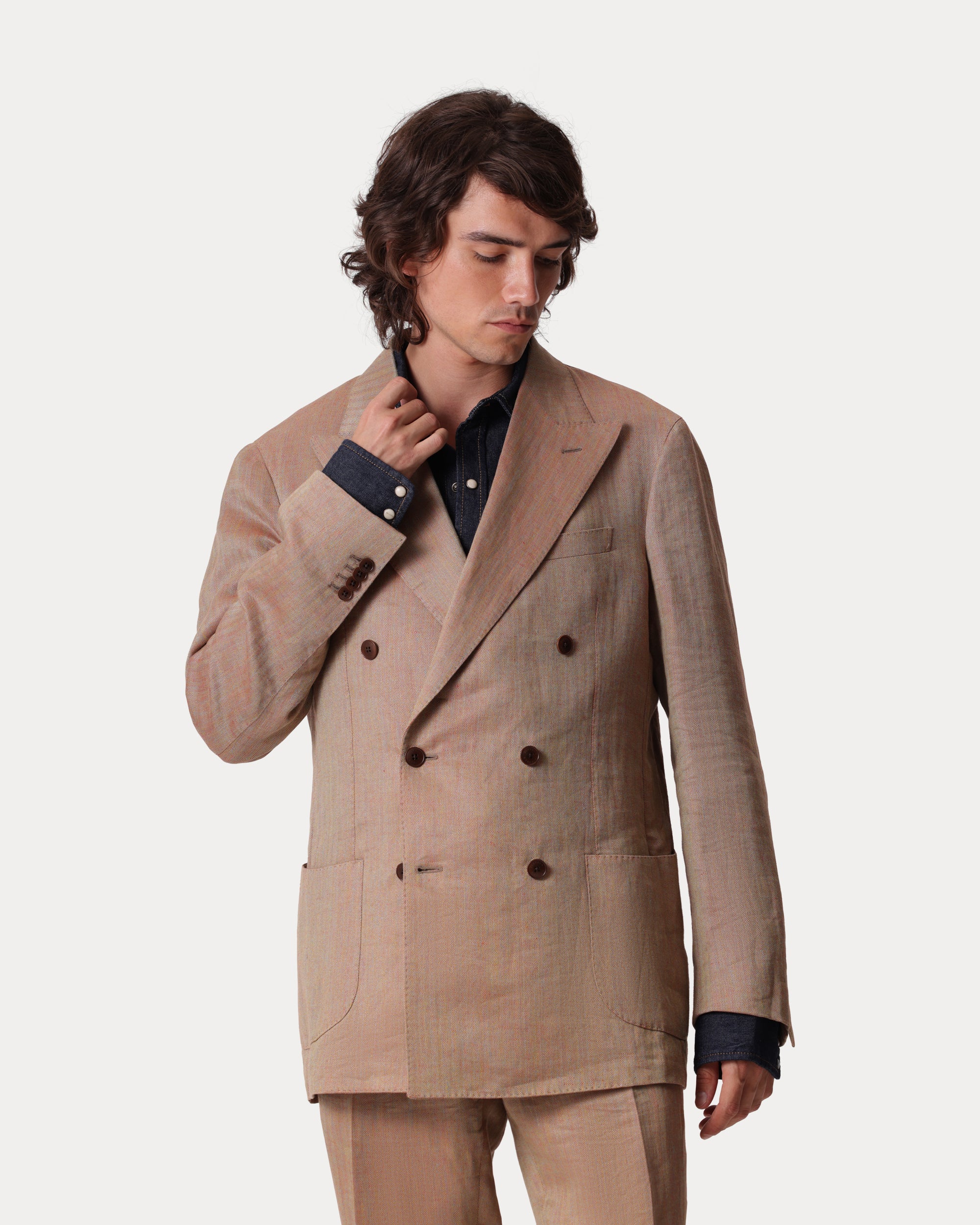 Totò Abito Sartoriale in Lino "Solaro"