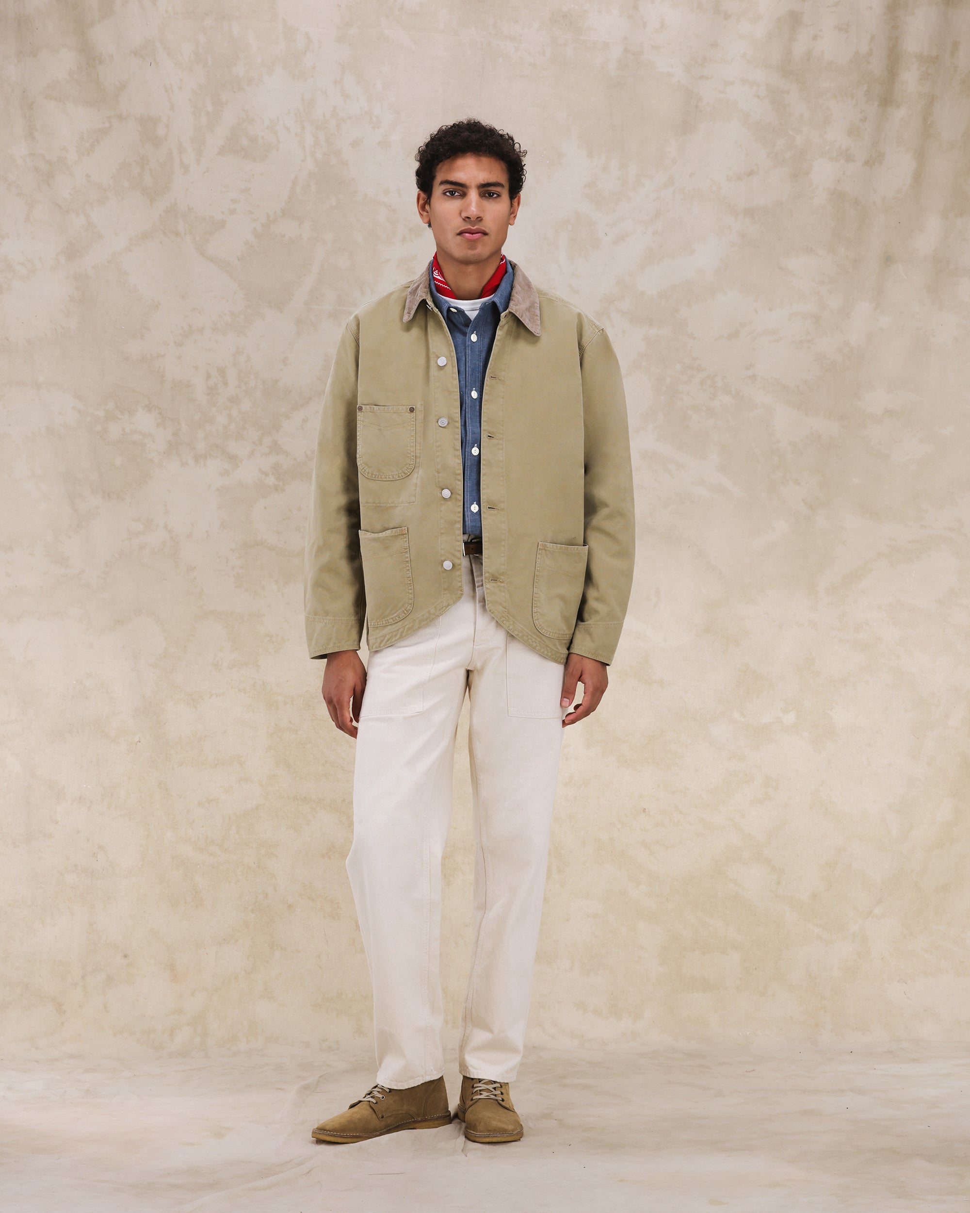Trading Giacca In Canvas di Cotone