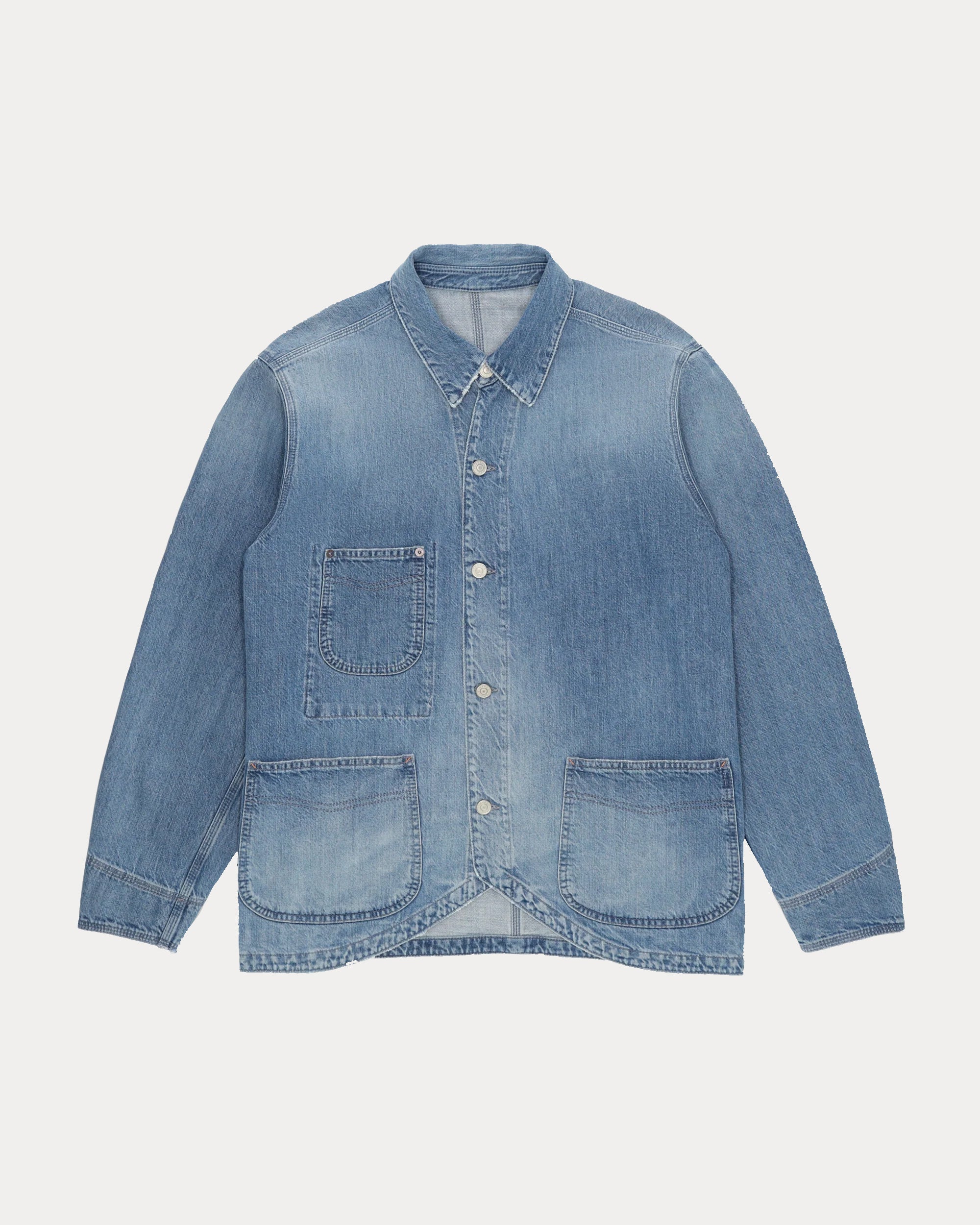 Trading Giacca In Denim Custom Wash