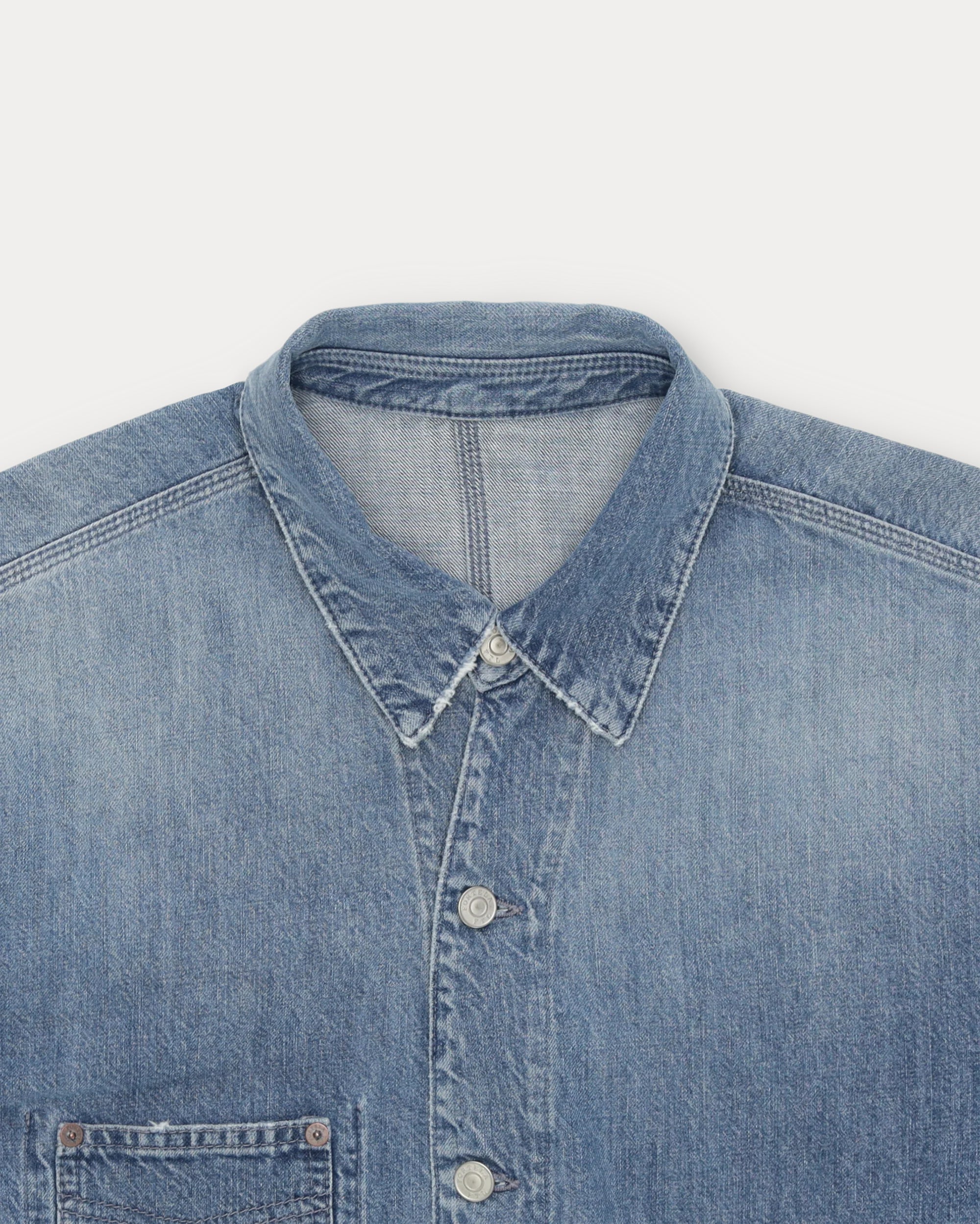 Trading Giacca In Denim Custom Wash