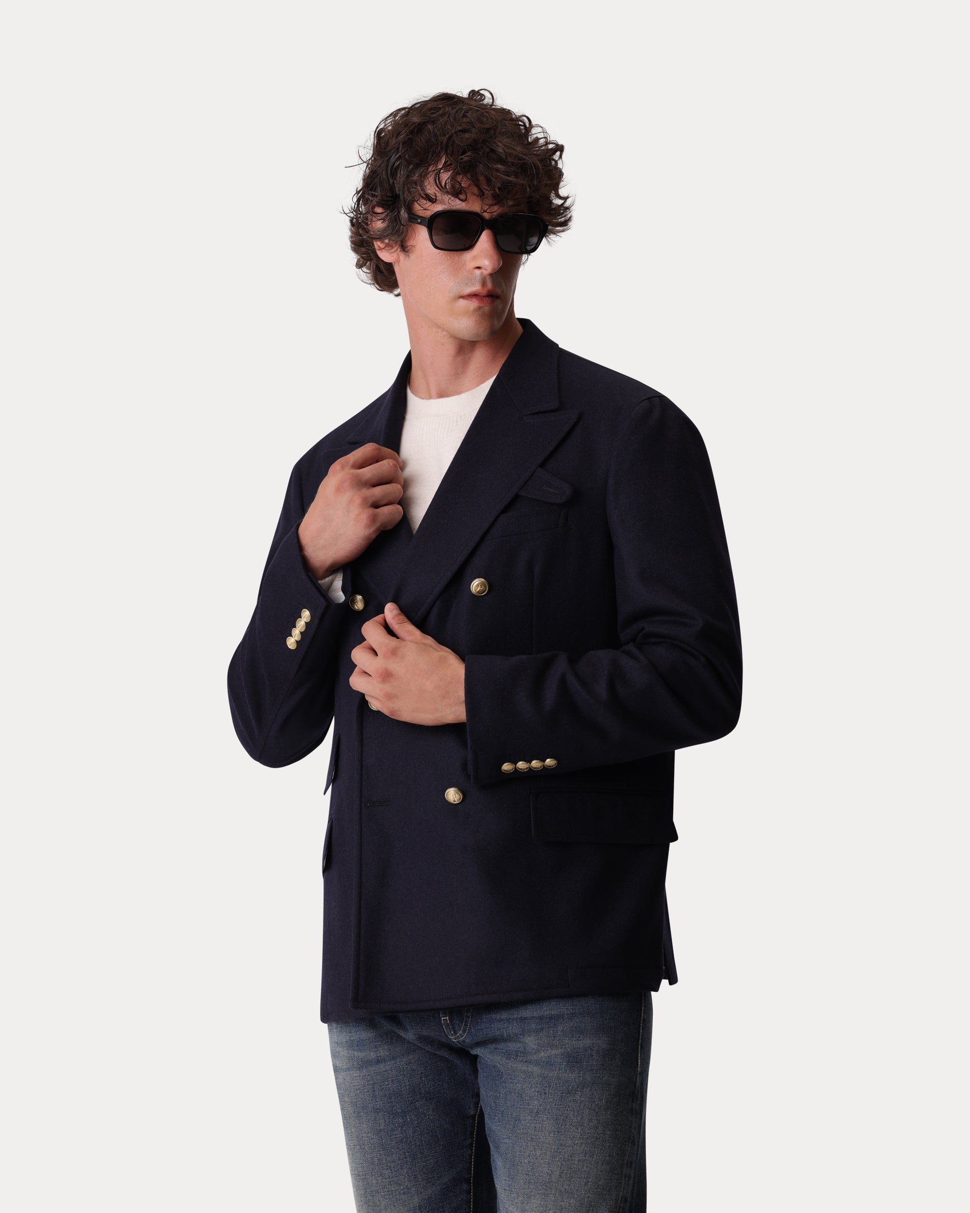 Travel Giacca Classica In Lana Merino