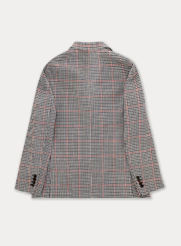 Travel Checkered Classic Lightweight Wool Jacket