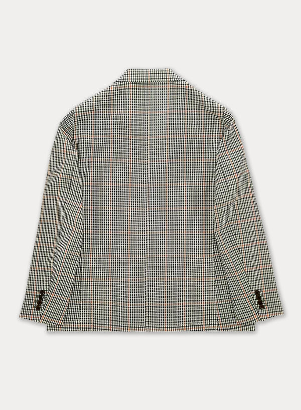 Travel Checkered Classic Lightweight Wool Jacket